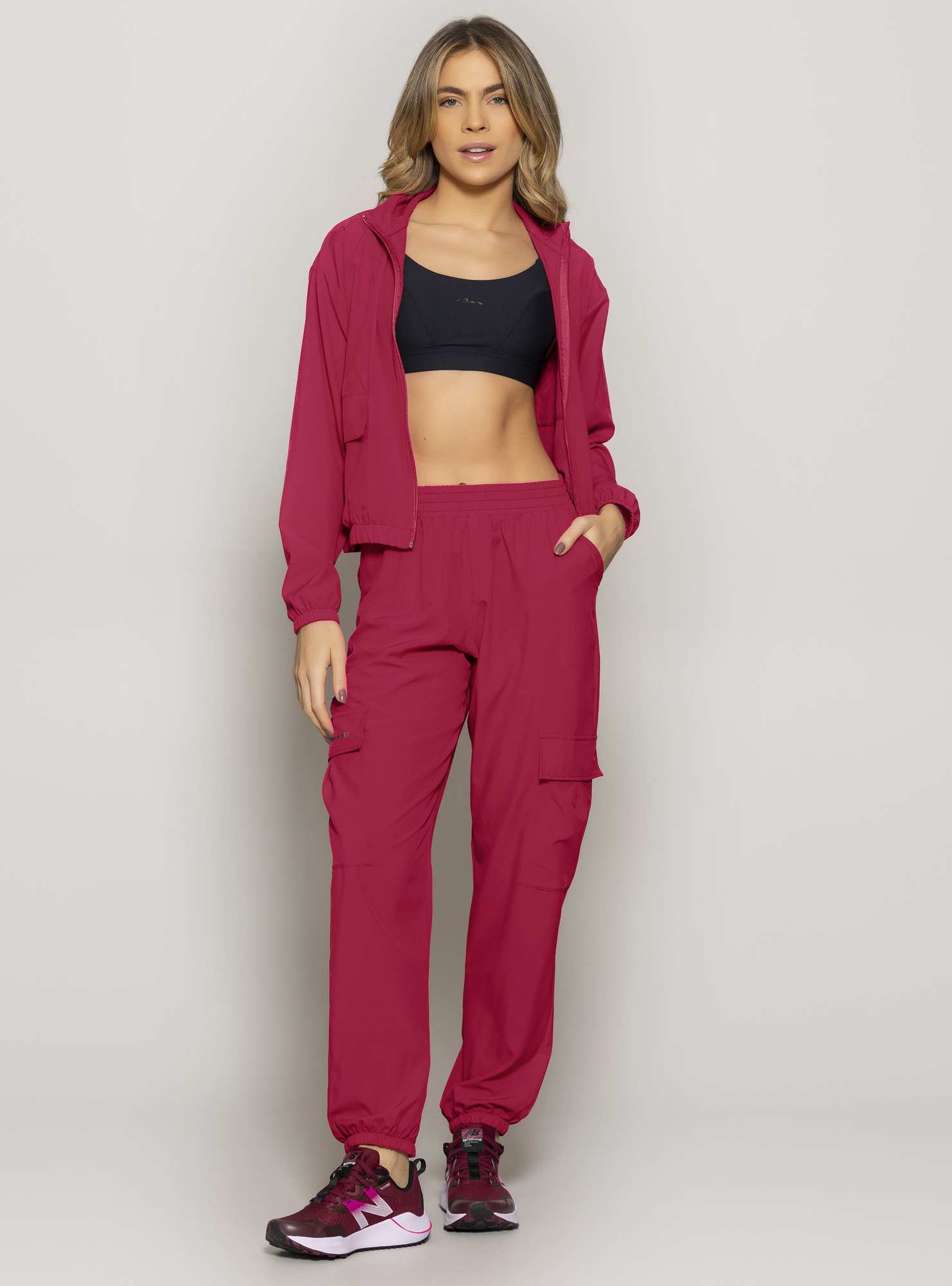 Calça Jogger Soft Utility Rosa 22
