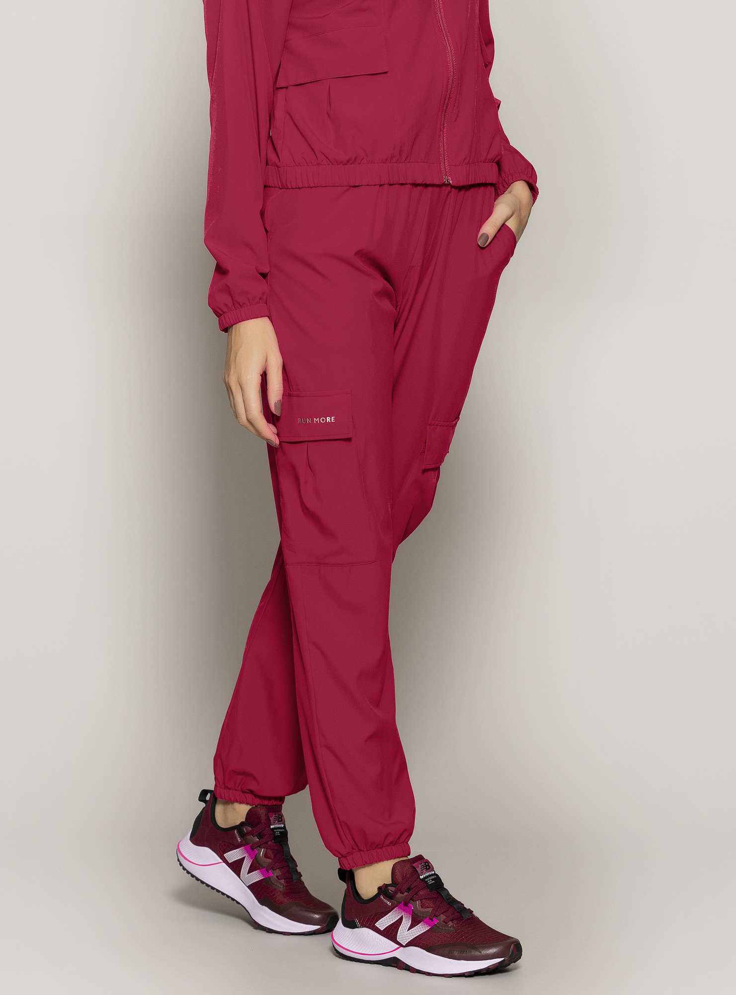 Calça Jogger Soft Utility Rosa 22