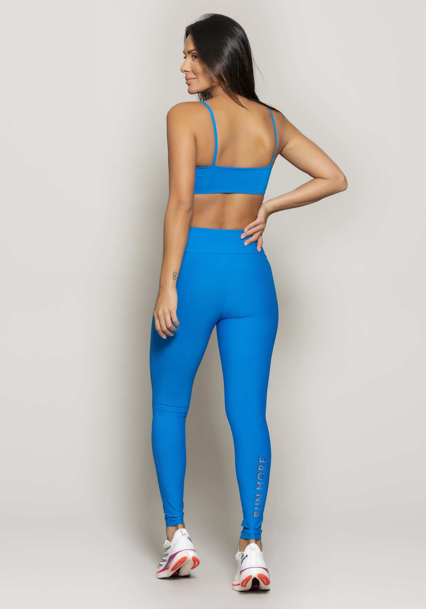 Legging Run More Azul 03