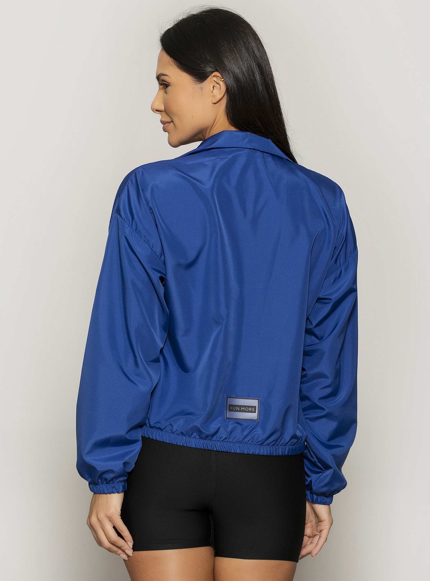 Blusa Manga Longa Gym Team Azul 01