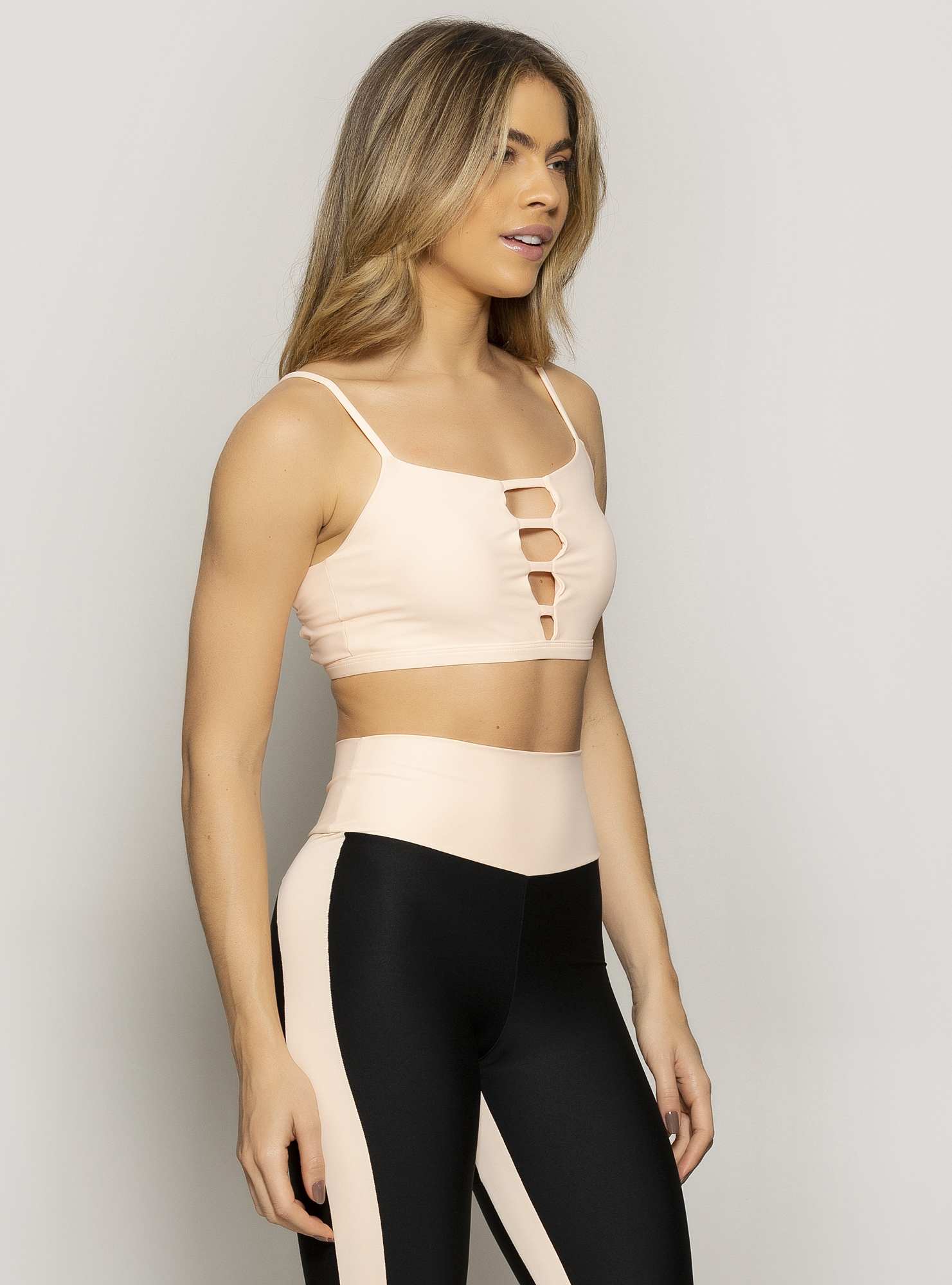 Top com Tiras Cut Out Rosa 35