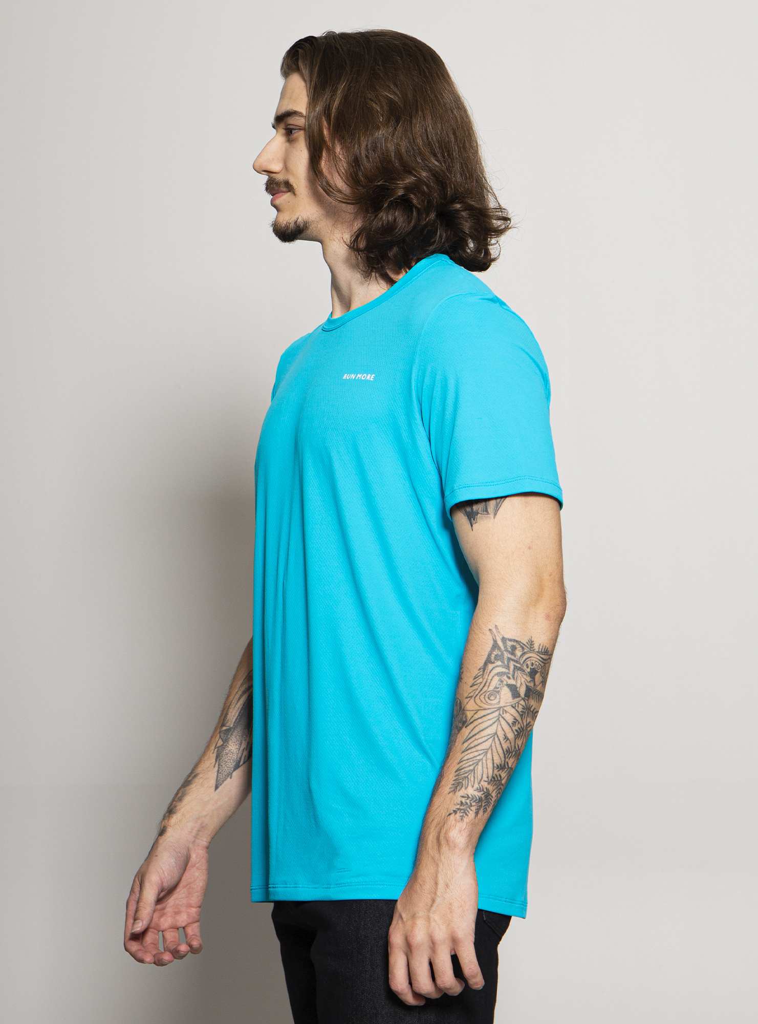 Camiseta Masculina Essencial Azul 05