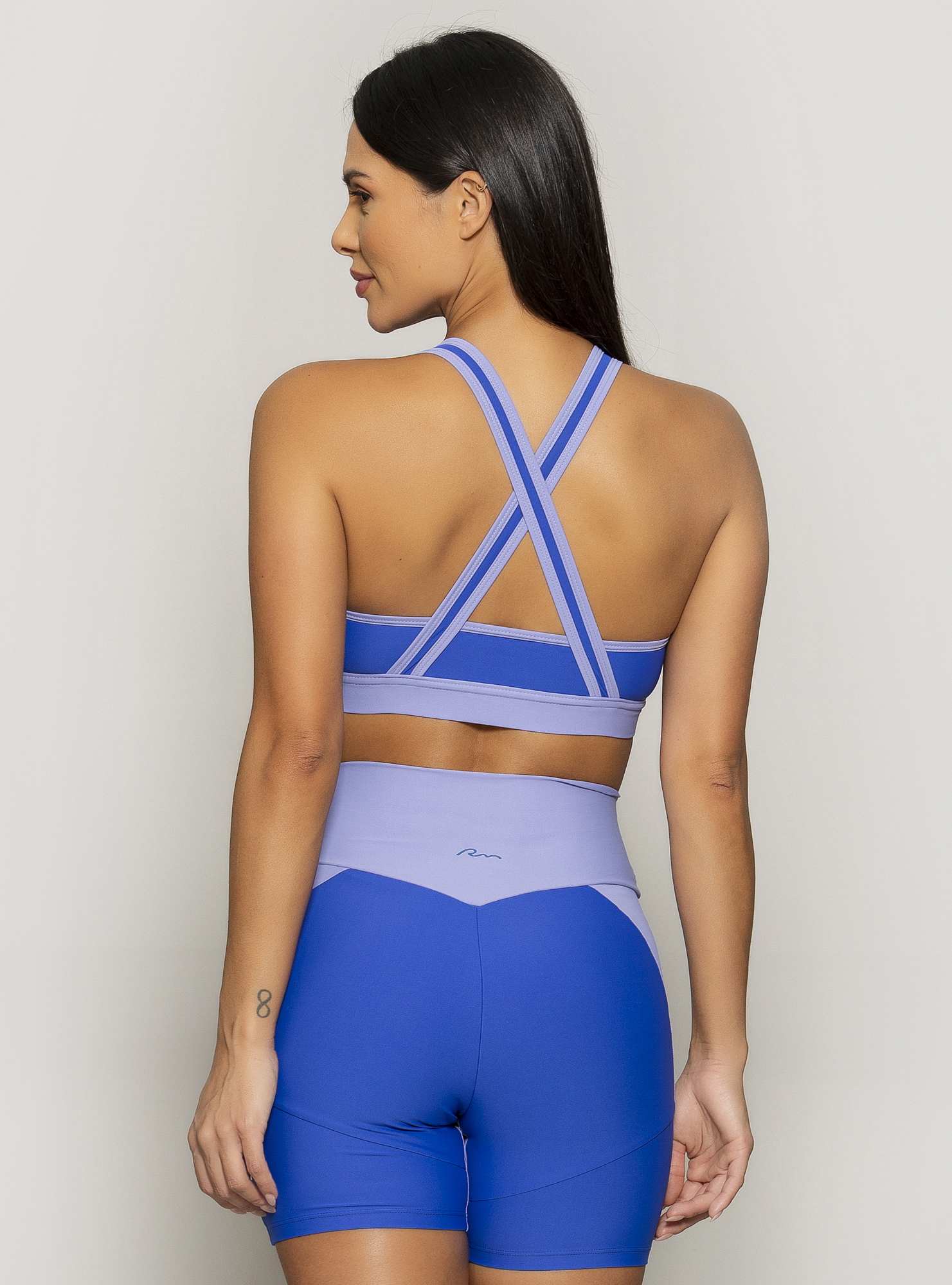 Top com Alças Balance Azul 01 / Roxo 21