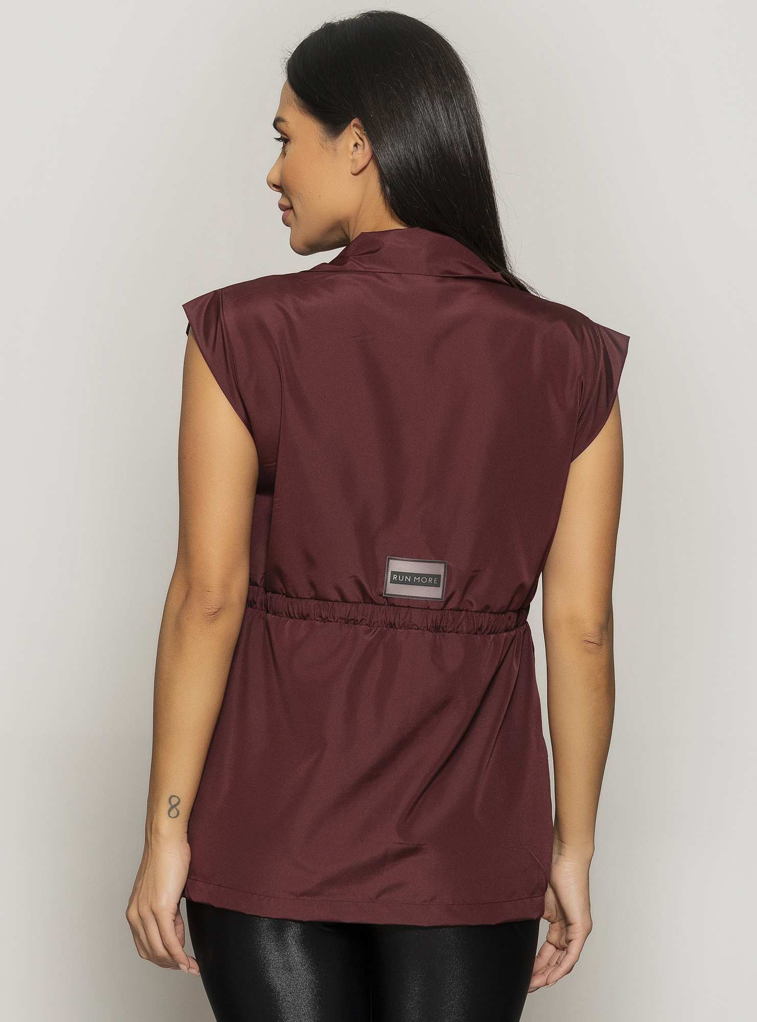 Colete Alongado Soft Utility Bordo 03
