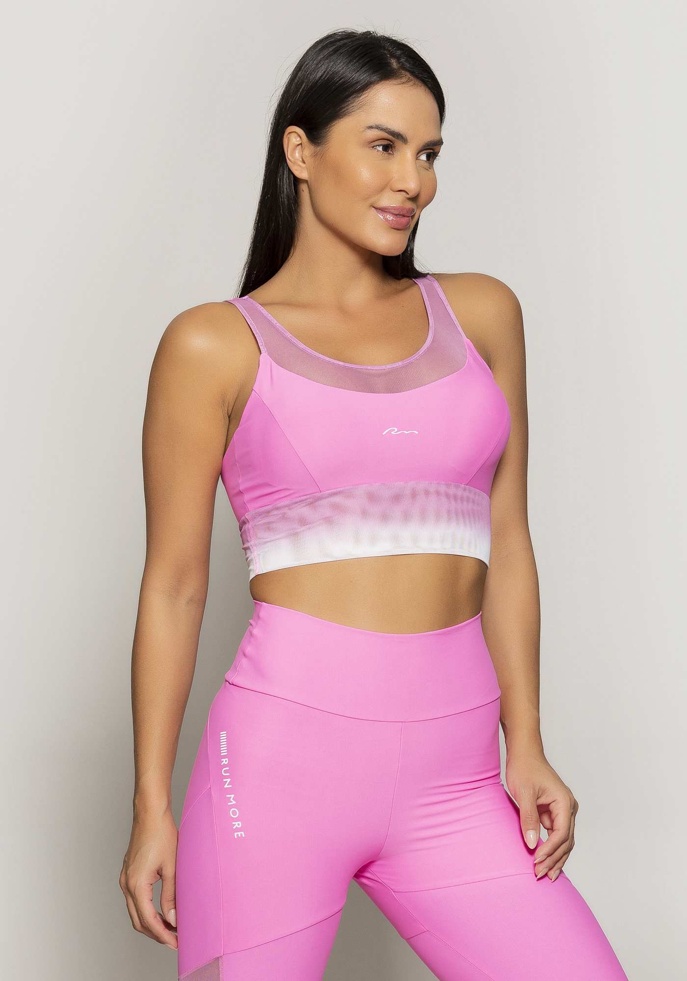 Top Alongado Essencial Rosa 16 / Su 027