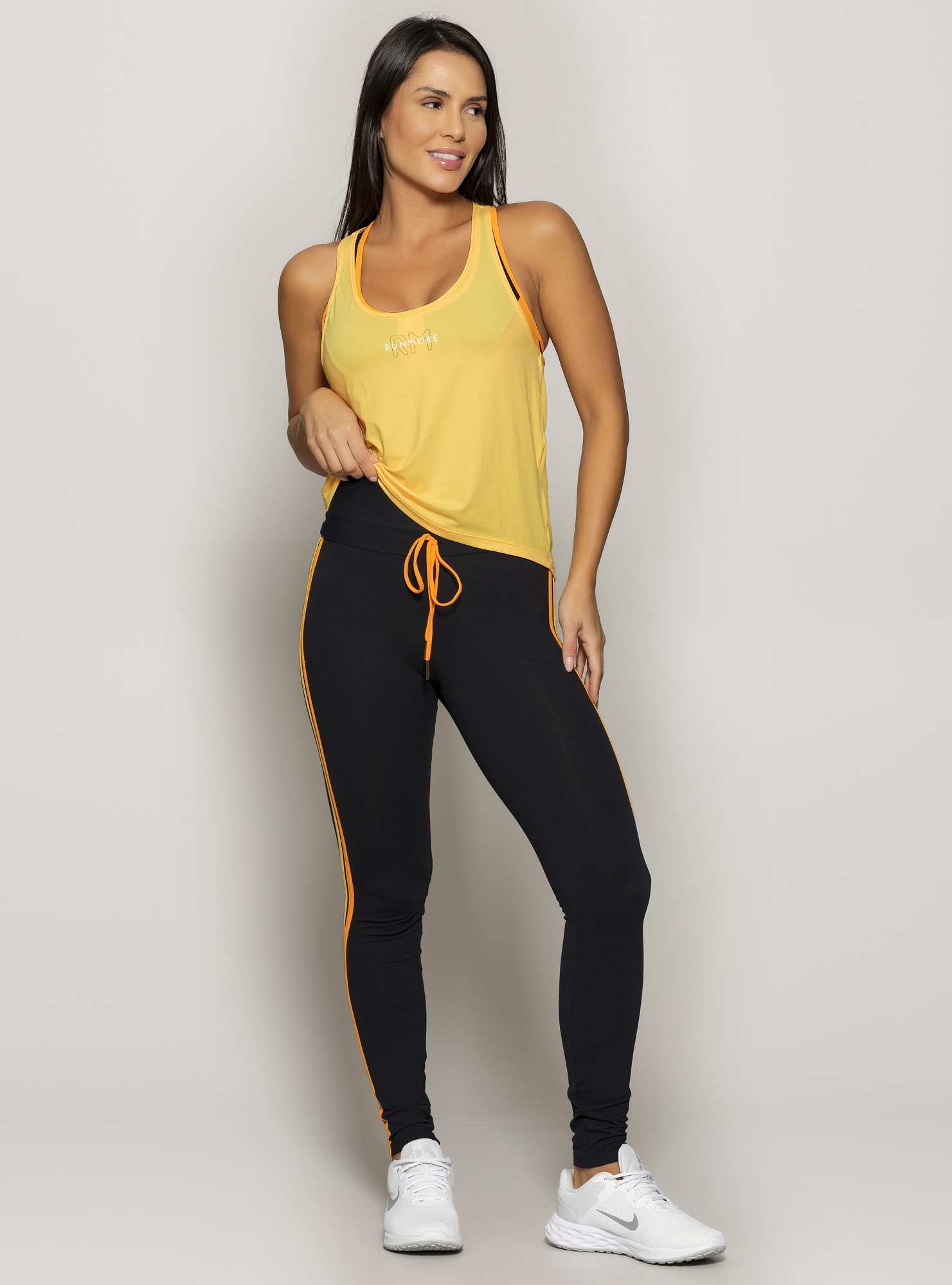 Regata Nadador Powerful Laranja 23 / Branco