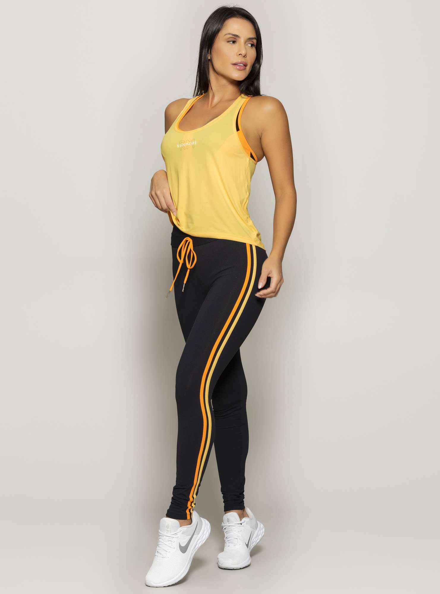 Regata Nadador Powerful Laranja 23 / Branco