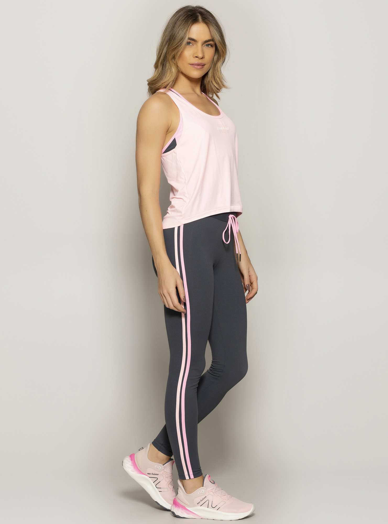 Regata Nadador Powerful Rosa 37 / Branco