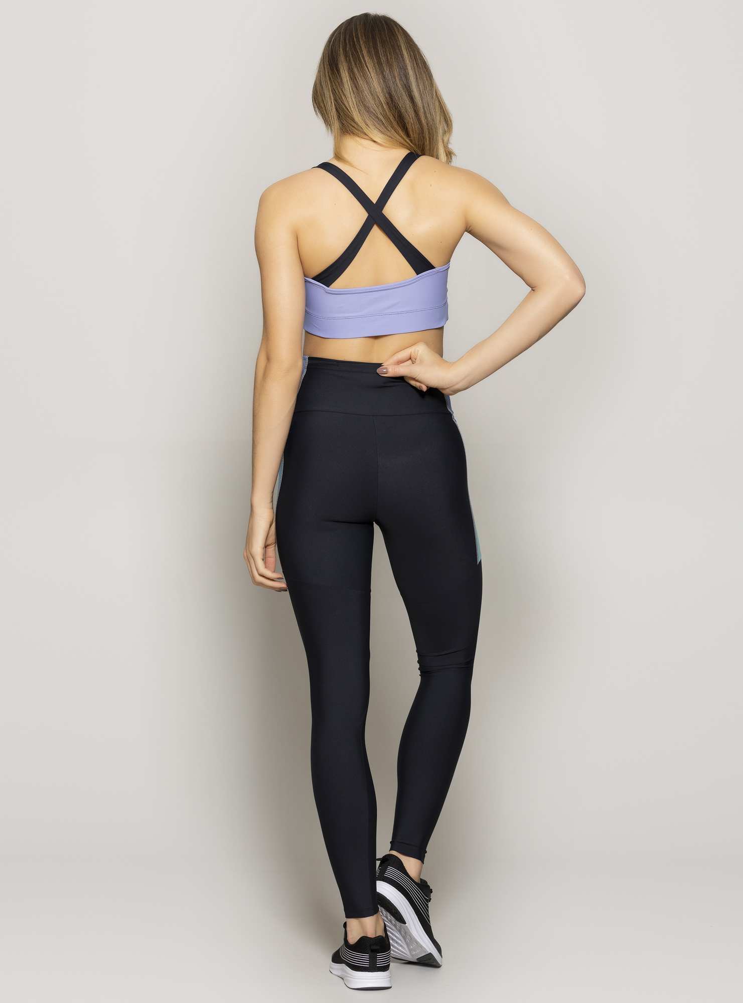 Legging Cintura Alta Be Bold Preto / Su 044