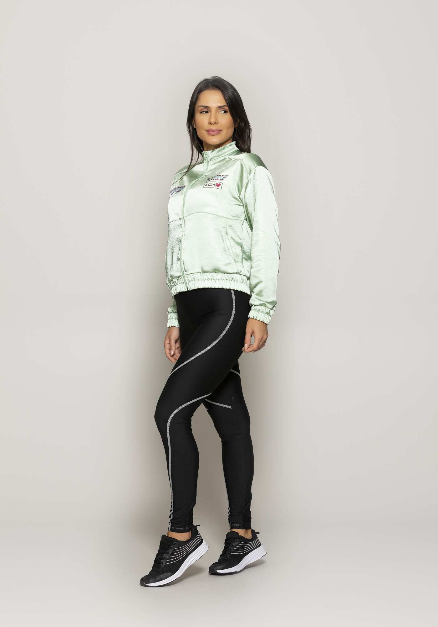 Jaqueta Bomber Racer Verde 04 / Suf 045