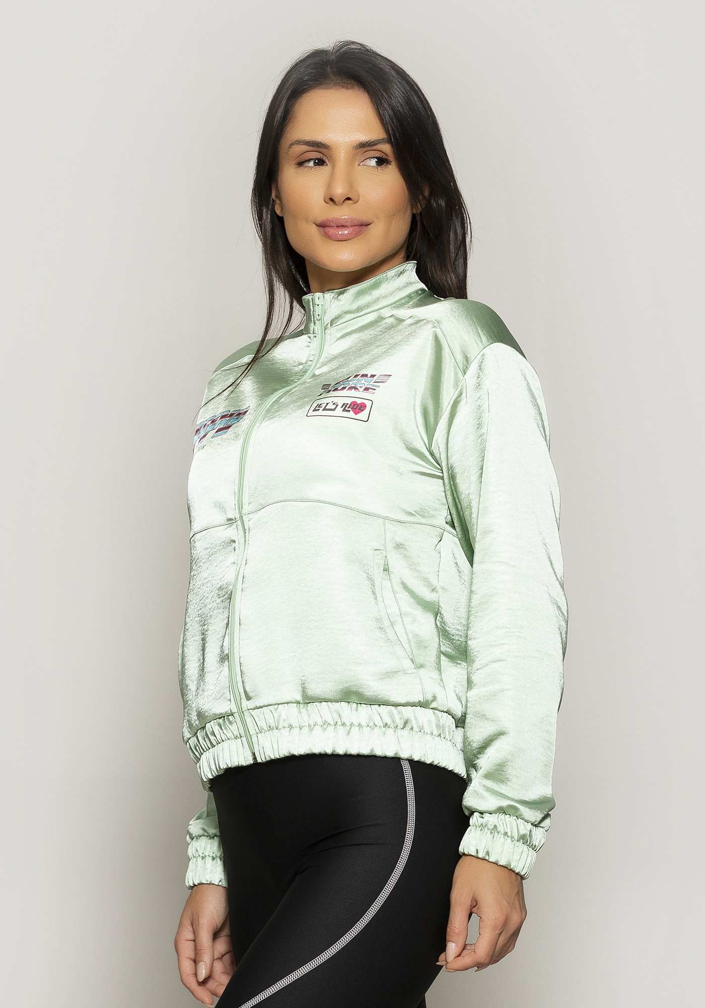 Jaqueta Bomber Racer Verde 04 / Suf 045
