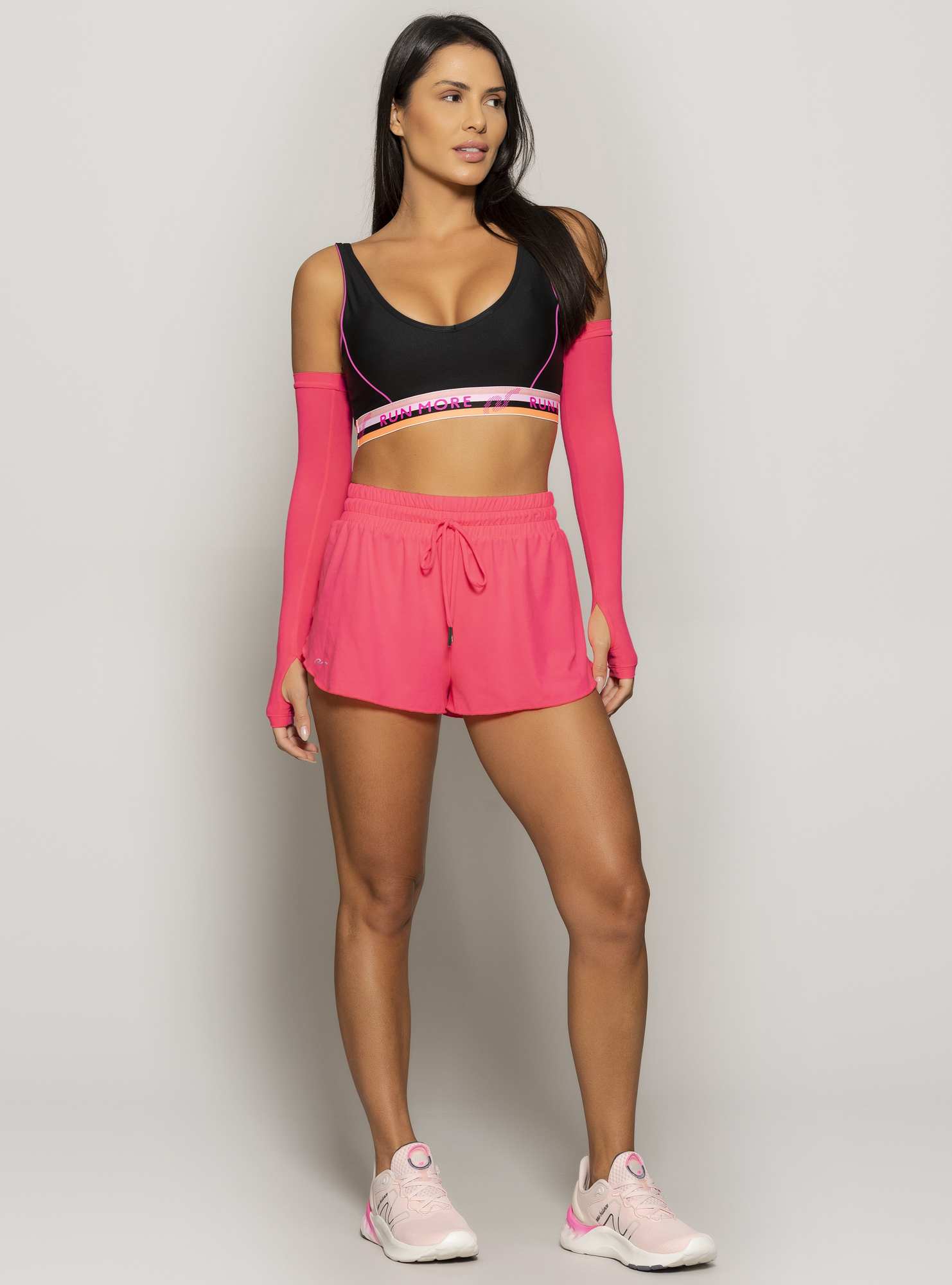 Short Transpassado Power Pace Rosa 08