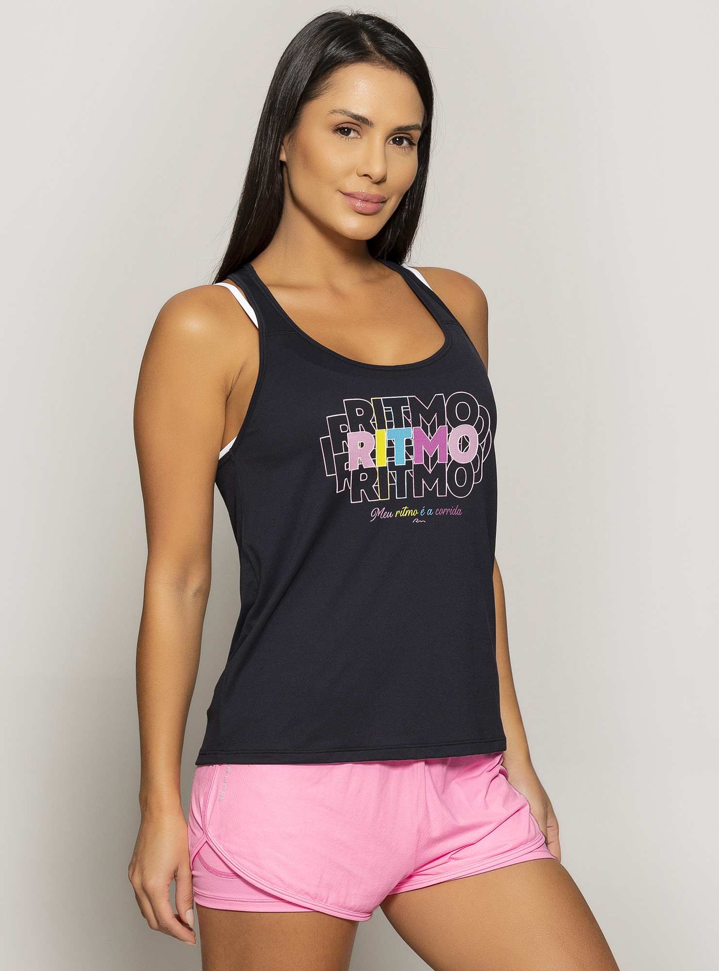 Regata Running Preto / Se867