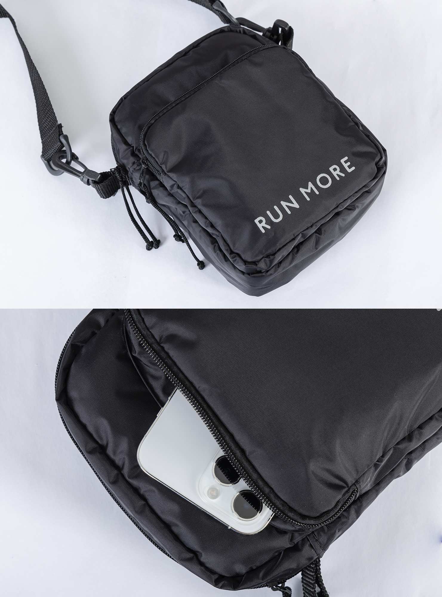 Bolsa Shoulder Bag Preto / Cinza 02