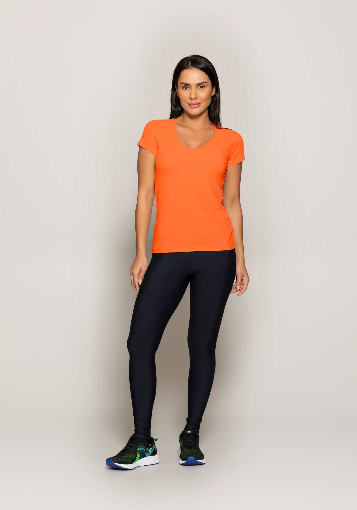 Baby Look Essencial Laranja 15