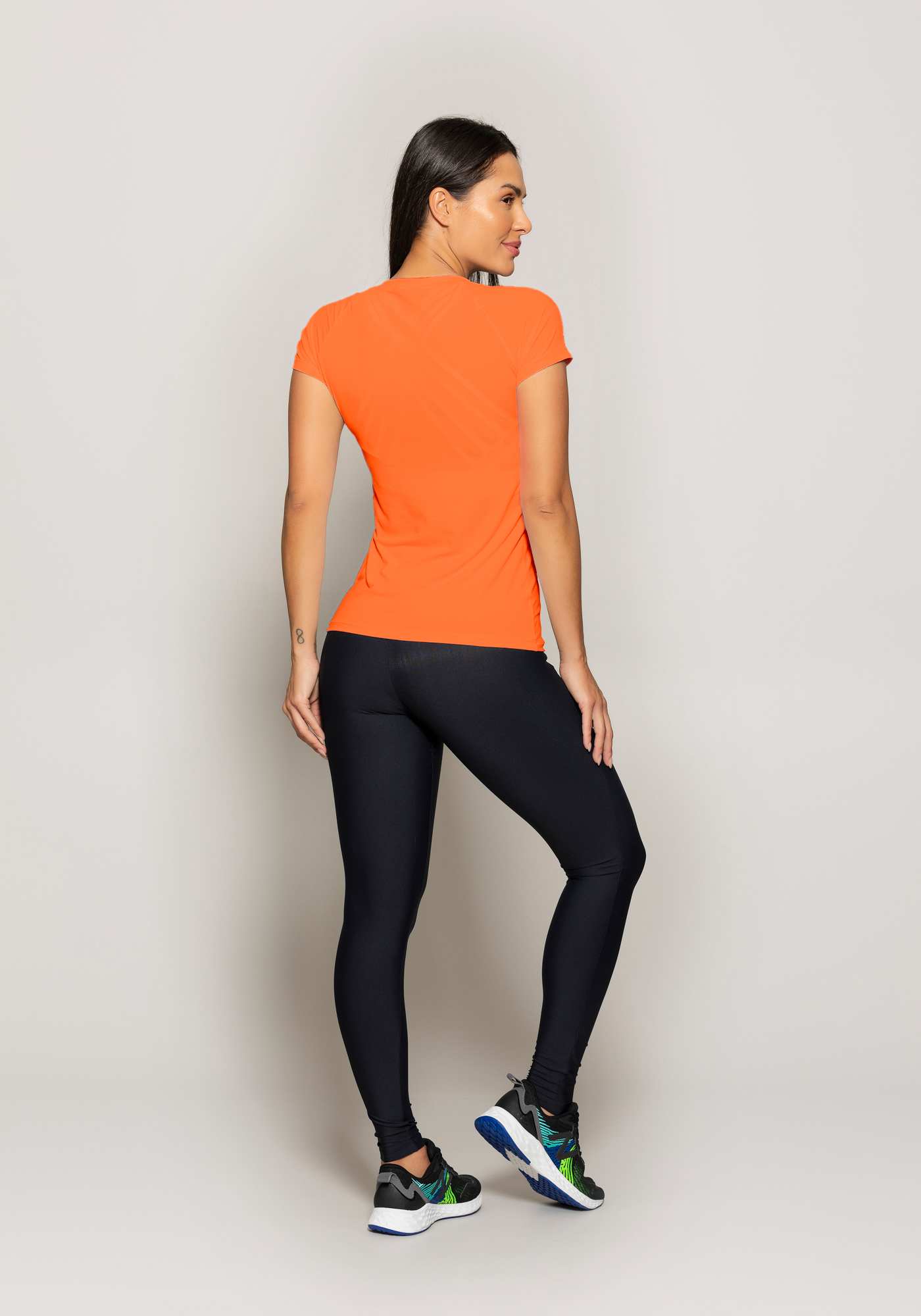 Baby Look Essencial Laranja 15