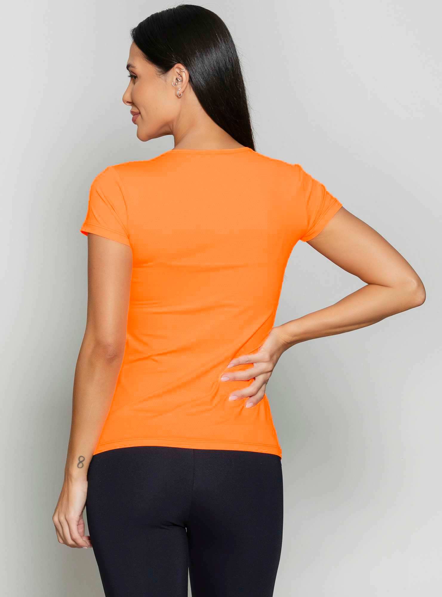 Baby Look New Trip Essencial Laranja 15