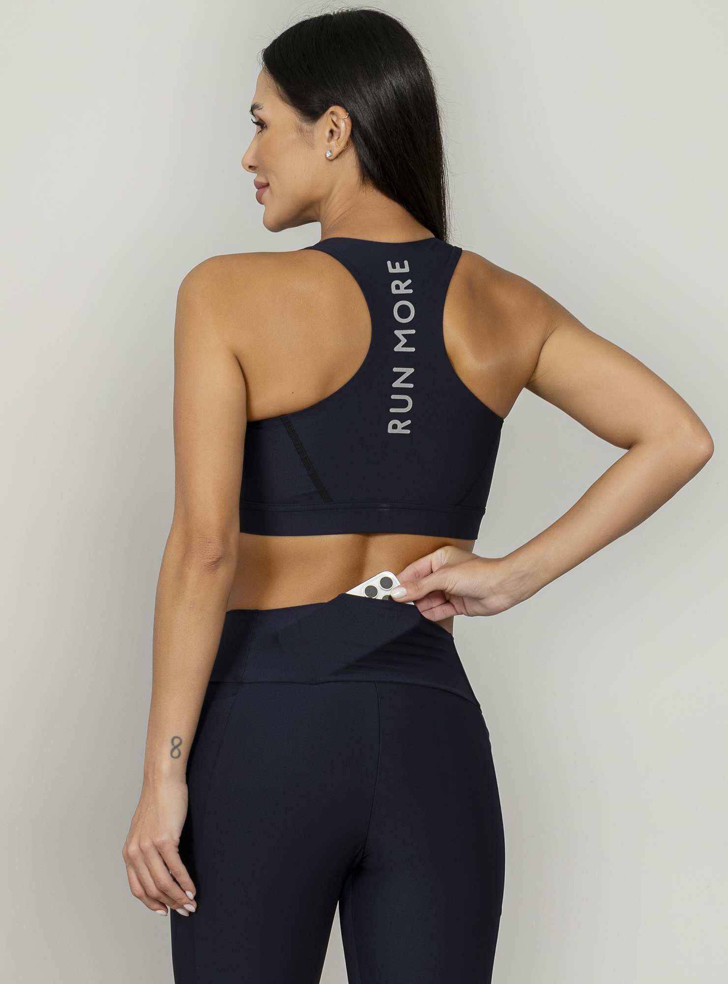 Top Alta Sustentação Power Pace Preto
