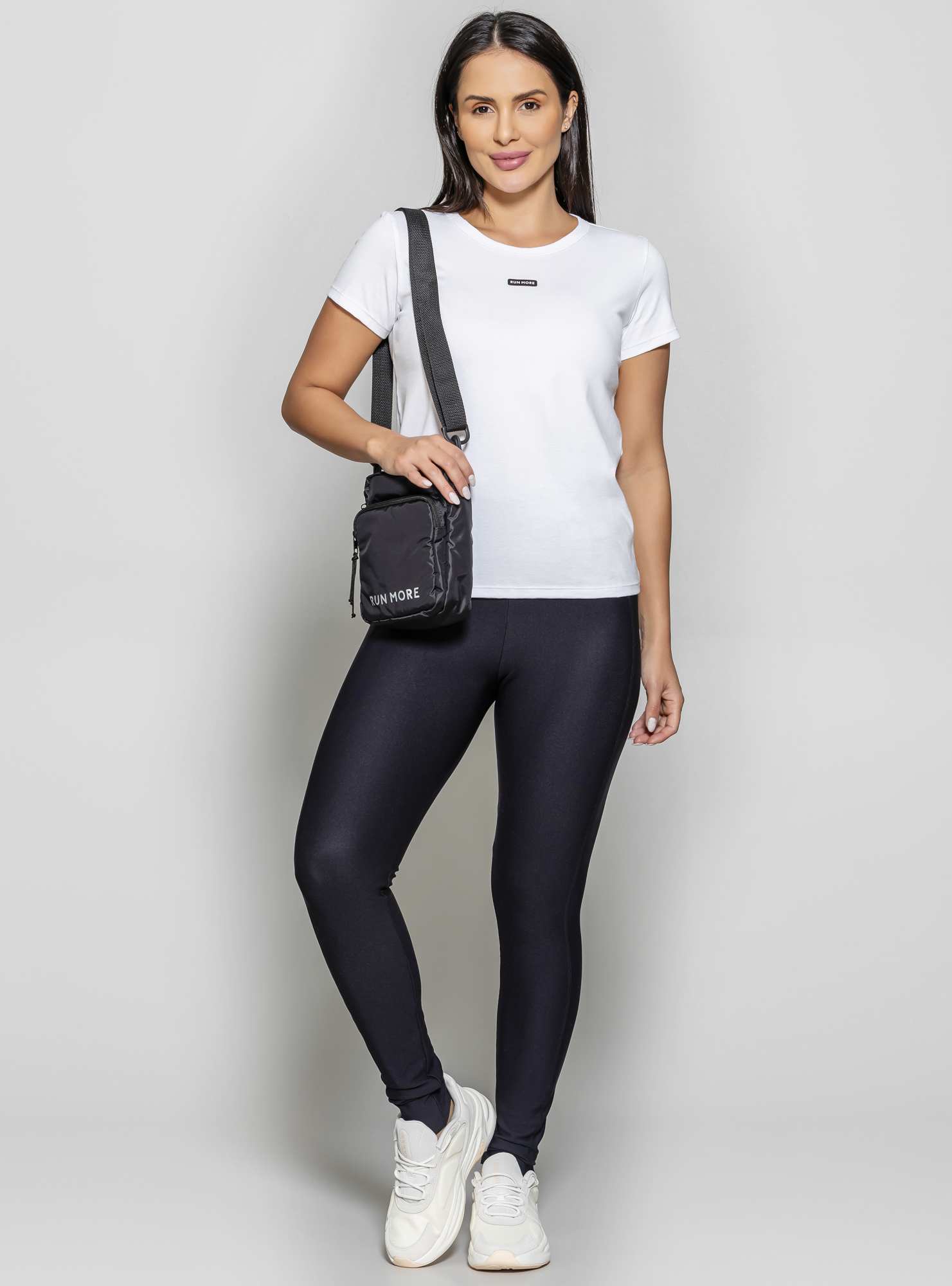 Legging Montaria com Recortes Athleisure Preto
