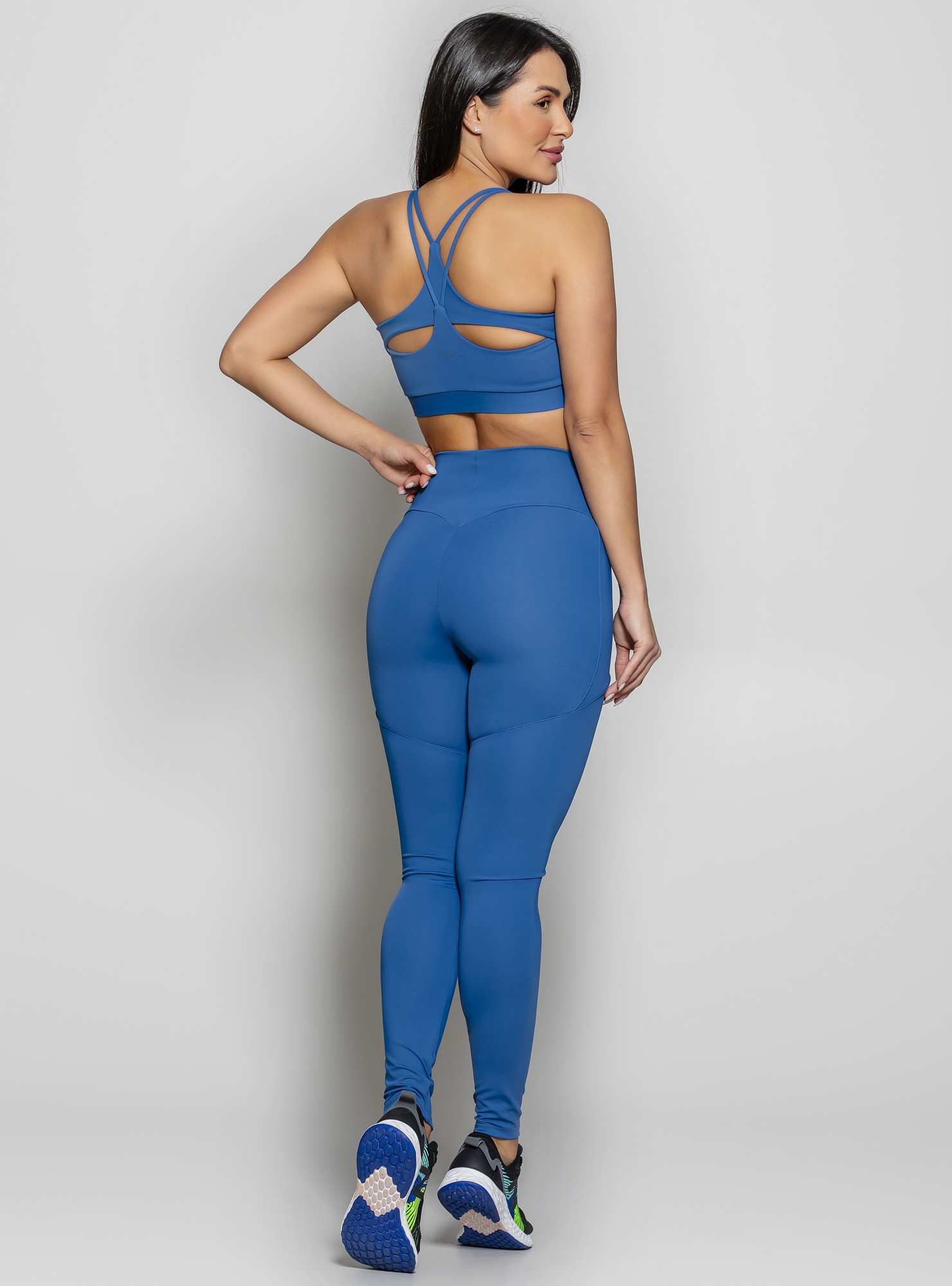 Legging com Bolsos Leg Day Azul 07