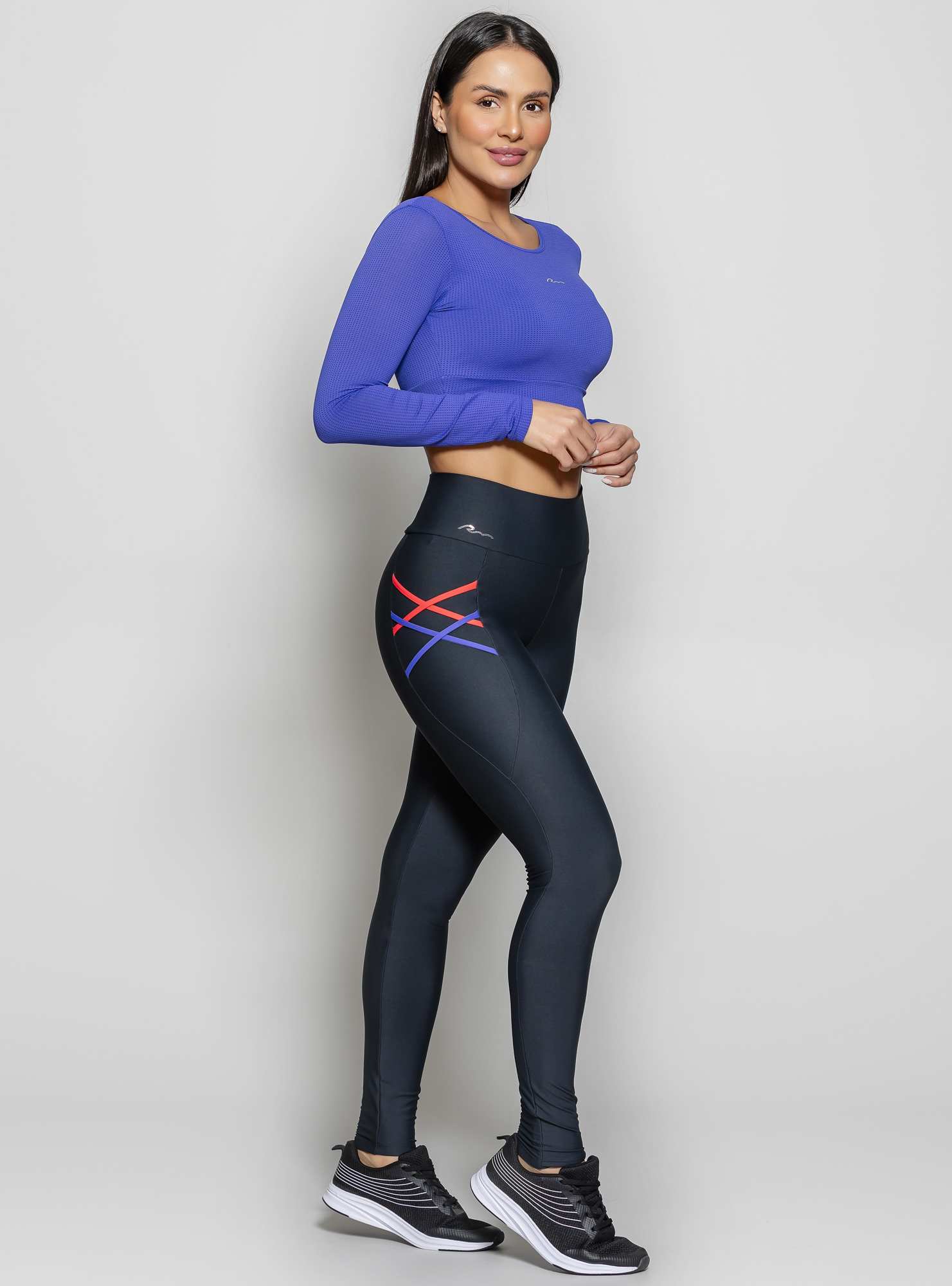 Blusa Cropped Energy Azul 28