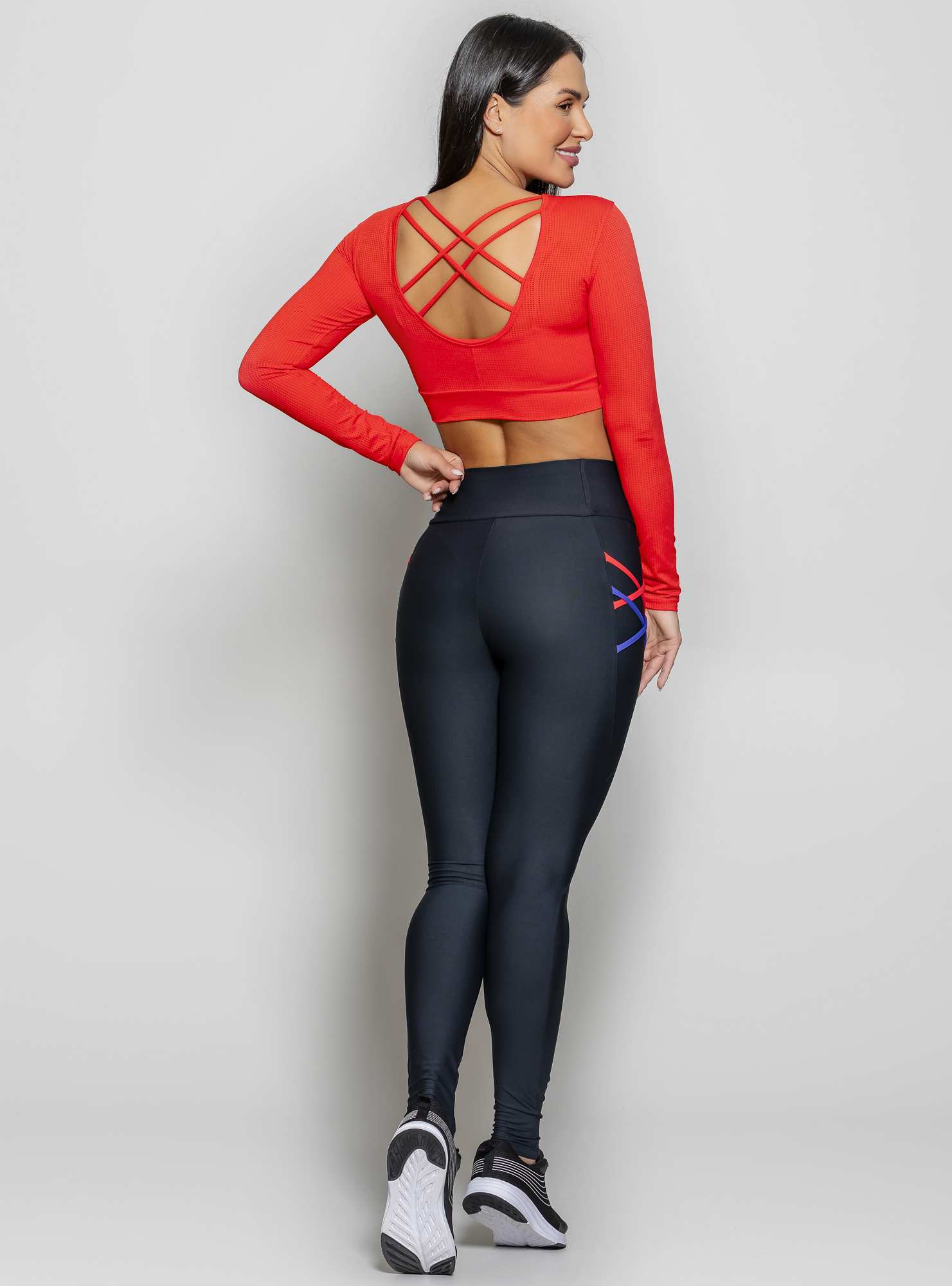 Blusa Cropped Energy Vermelho 03