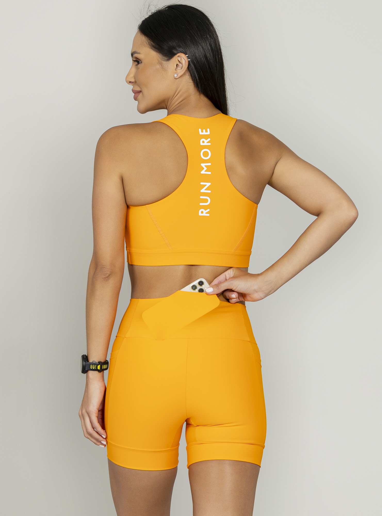Bermuda Blocking Baixa Pace Laranja 21