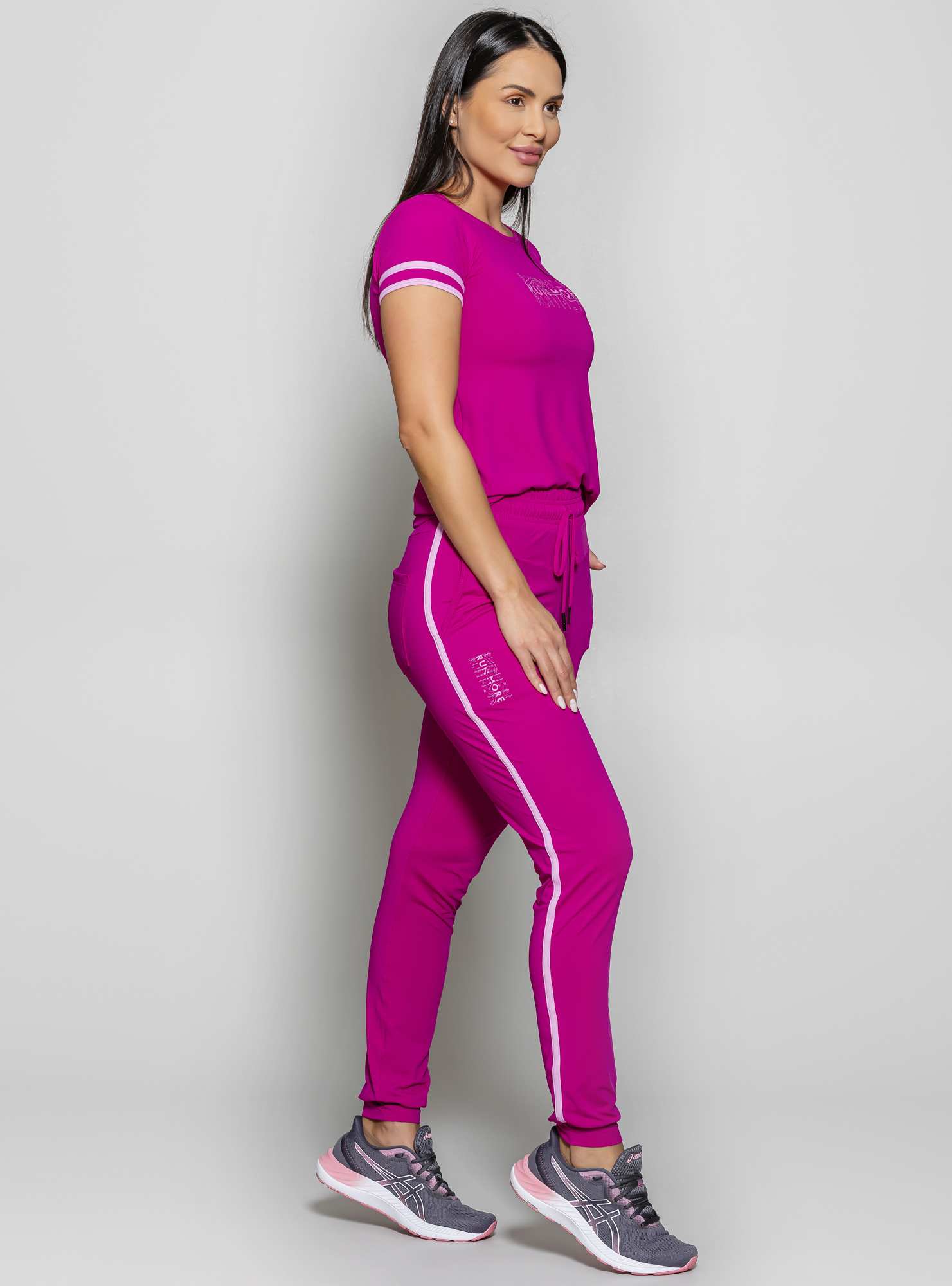 Calça Jogger Leveza Rosa 89 / Roxo 22