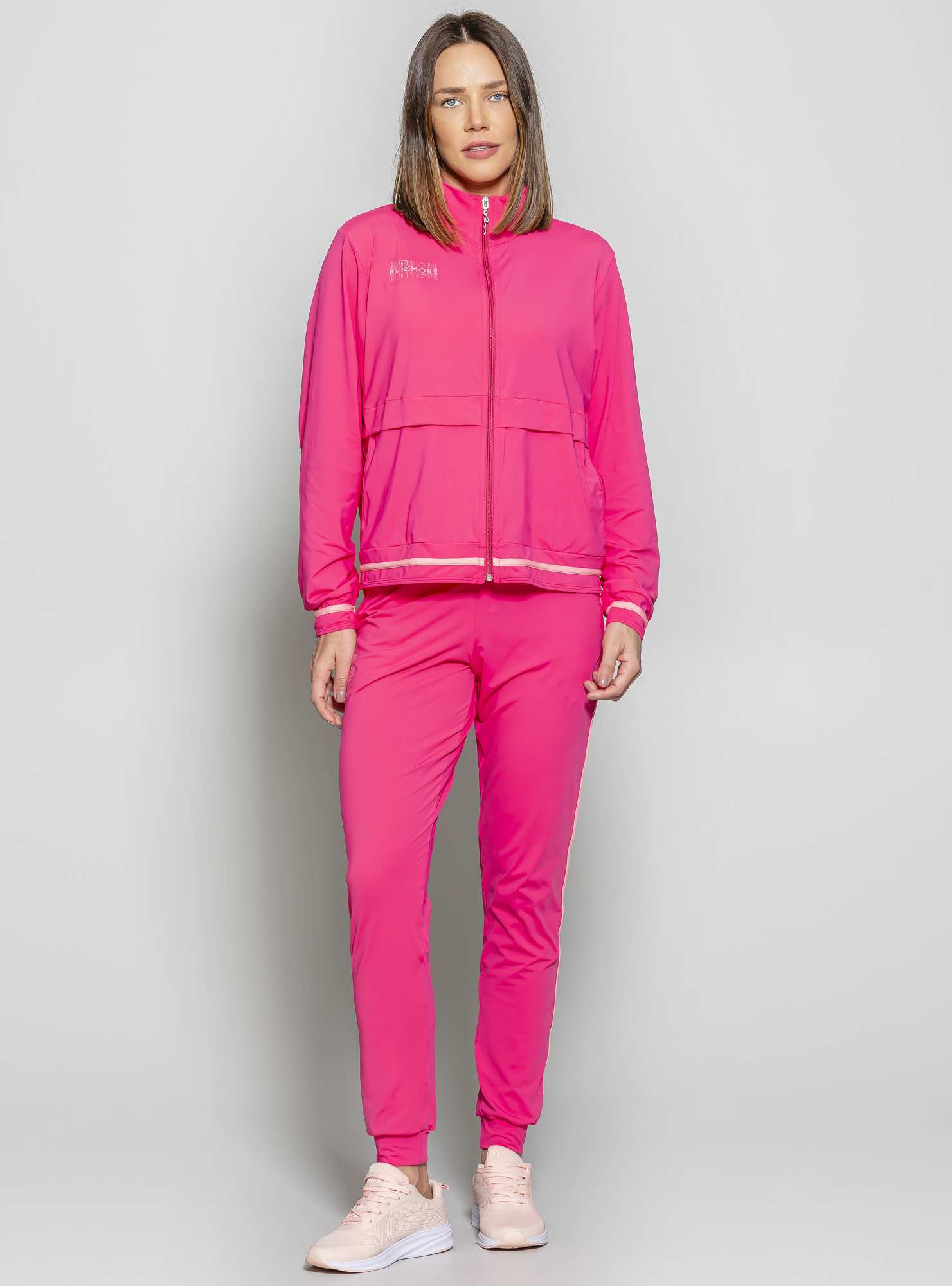 Jaqueta com Gola Leveza Rosa 04 / Rosa 39