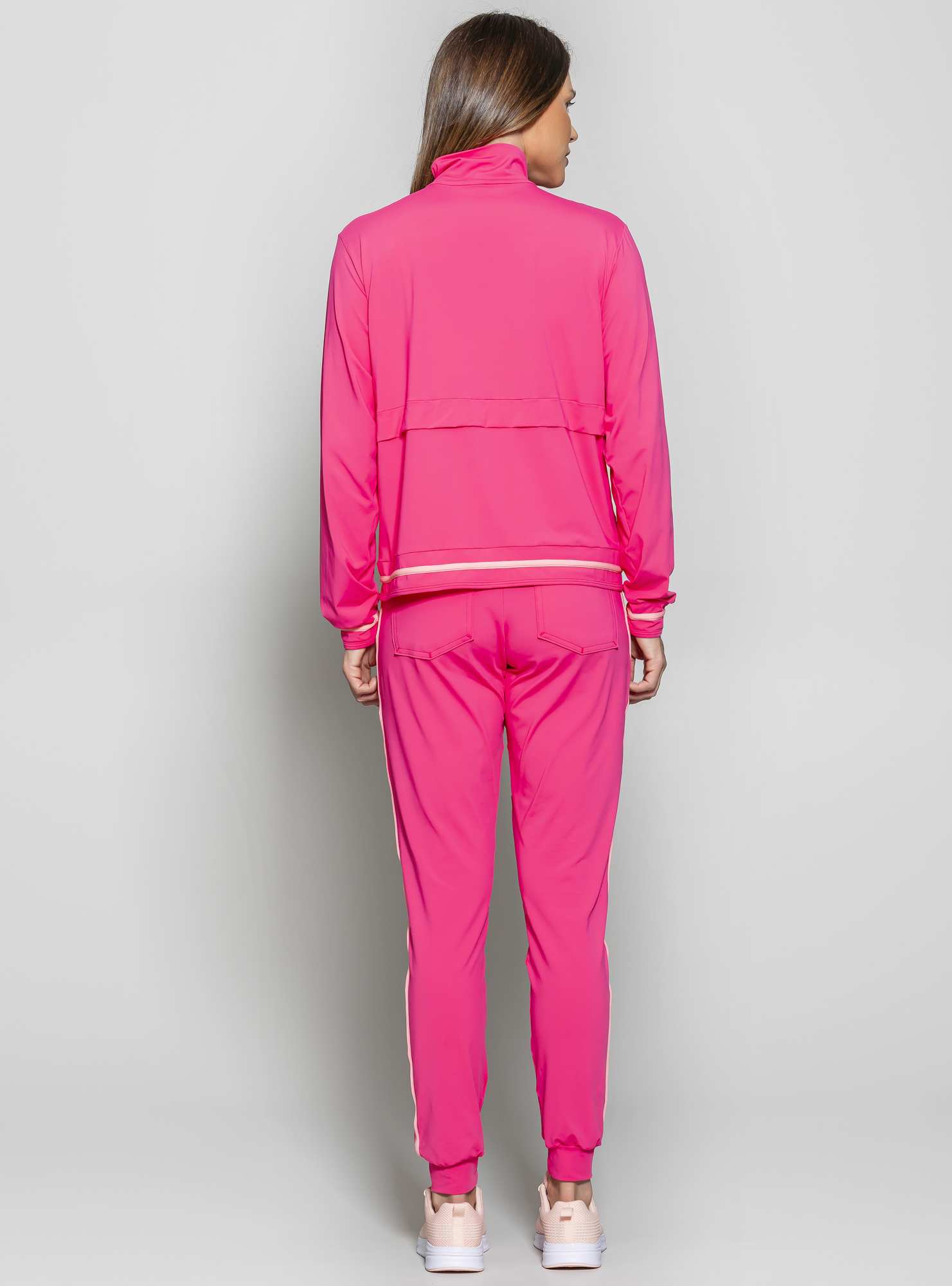 Jaqueta com Gola Leveza Rosa 04 / Rosa 39