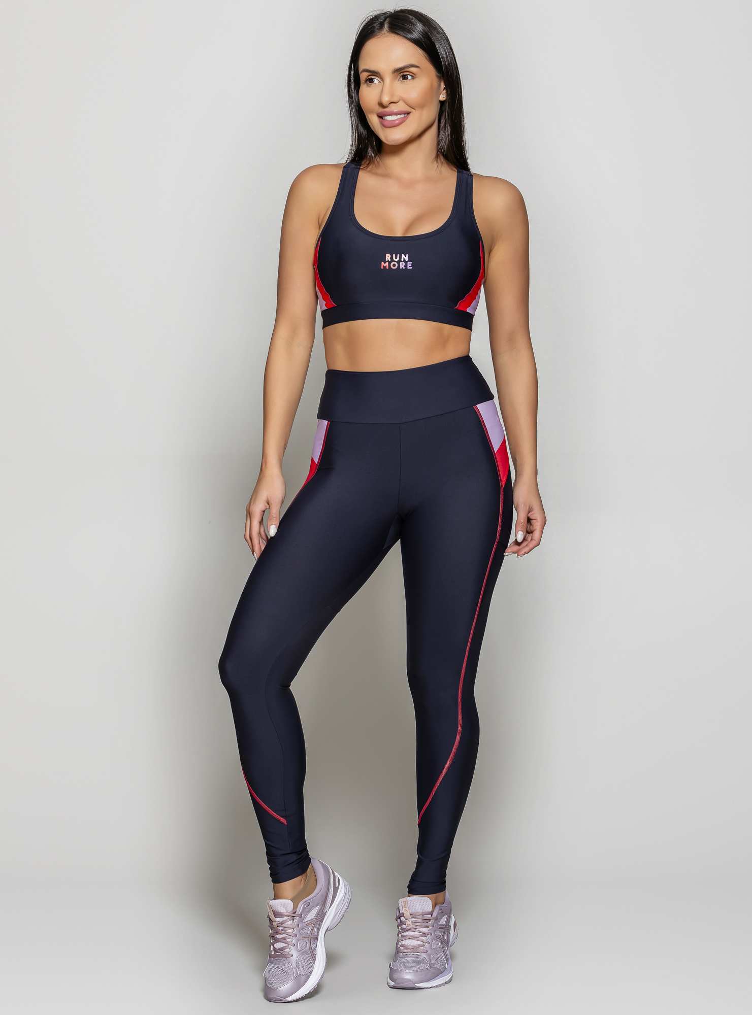 Legging Blocking Fly Preto / Su 051