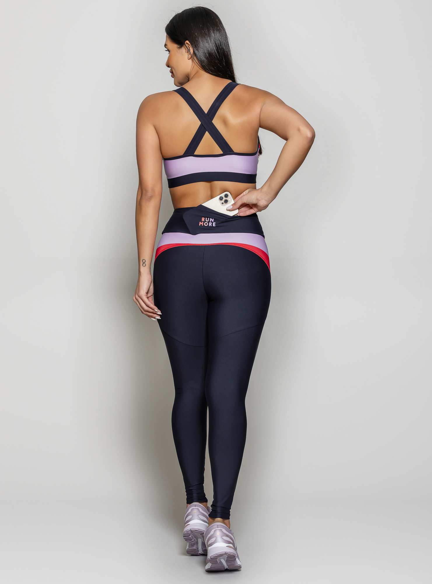 Legging Blocking Fly Preto / Su 051