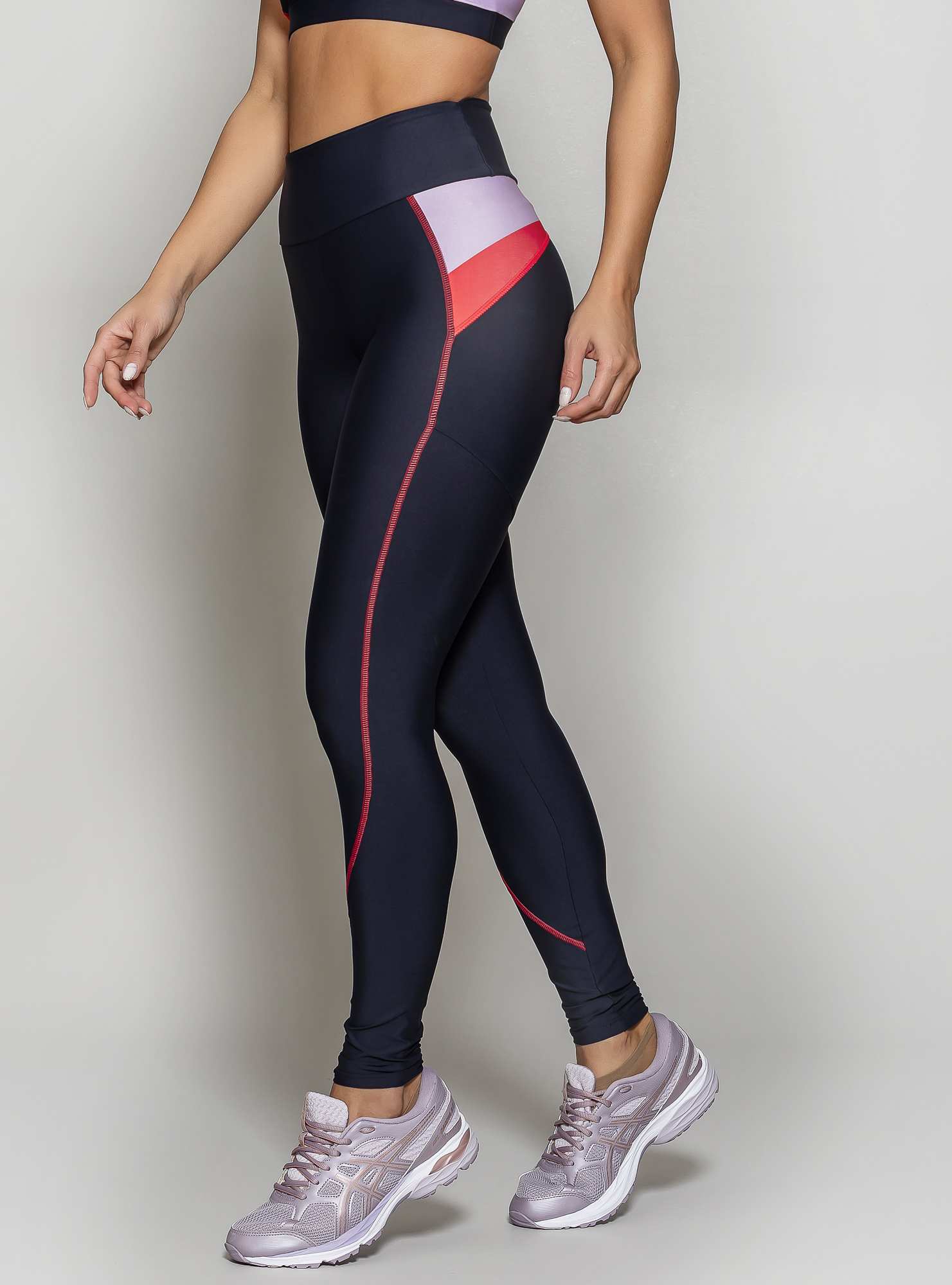 Legging Blocking Fly Preto / Su 051