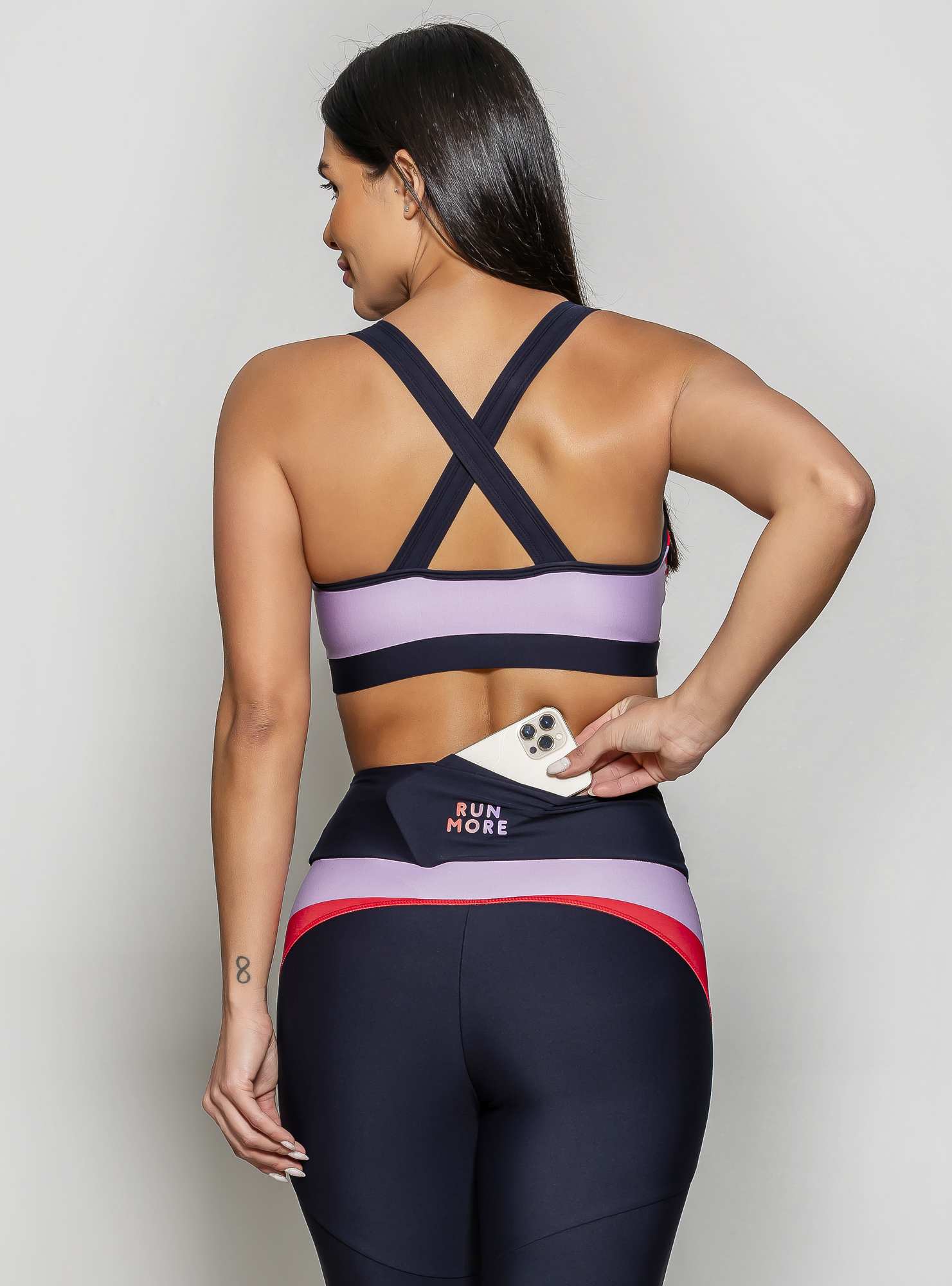 Legging Blocking Fly Preto / Su 051