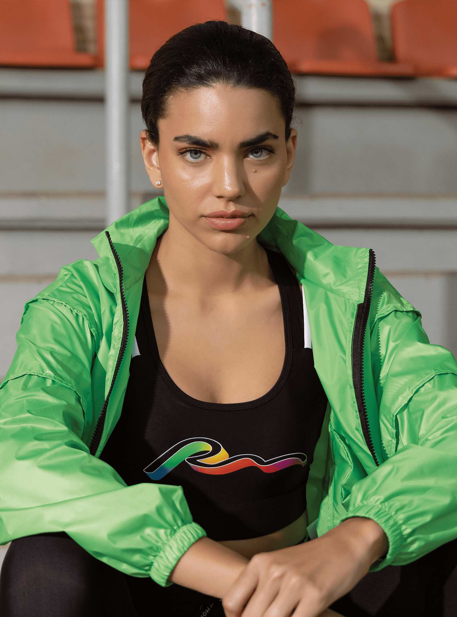 Top Gradient Preto 02 / Branco