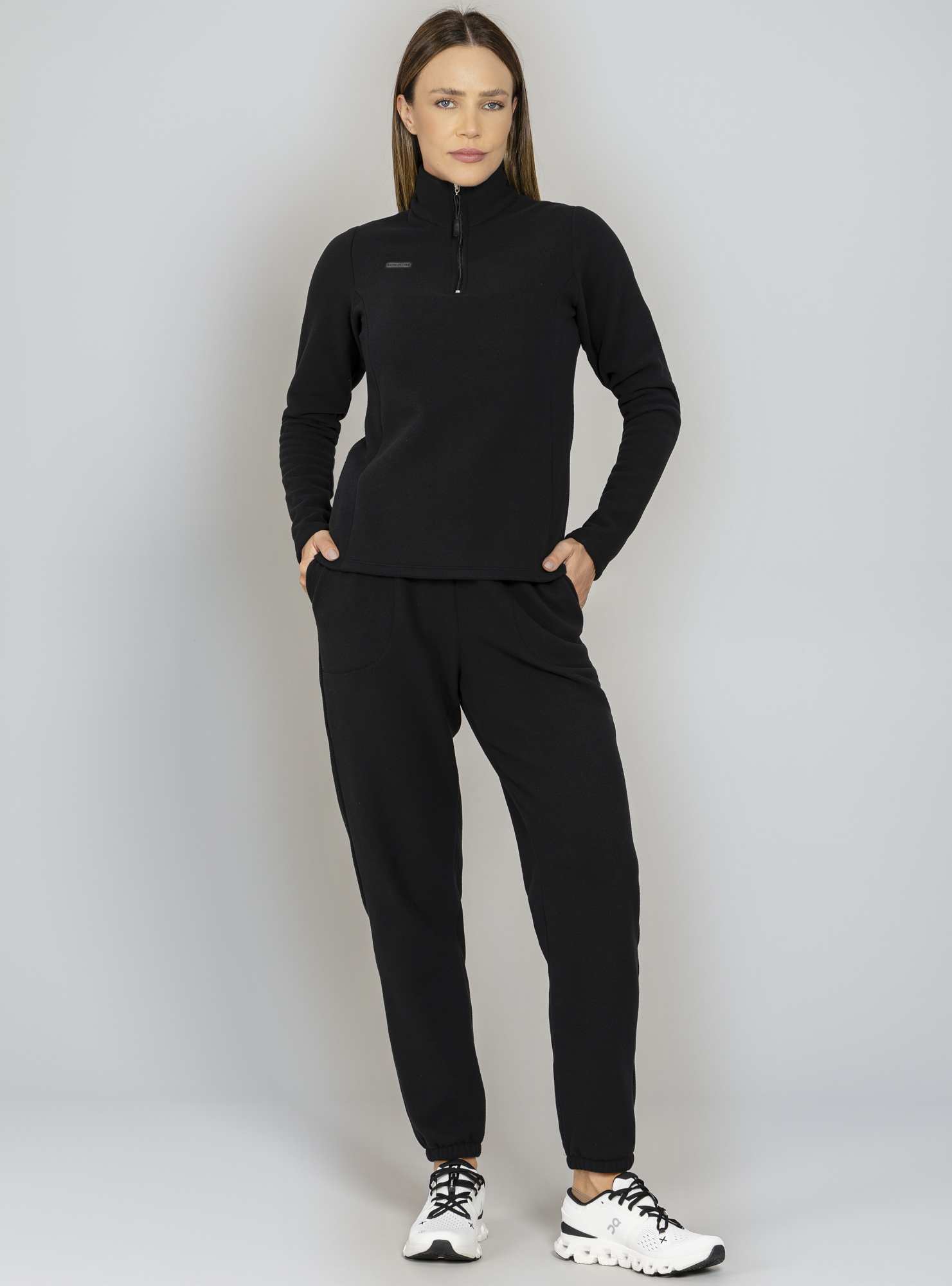 Blusa Gola Alta Térmica Preto