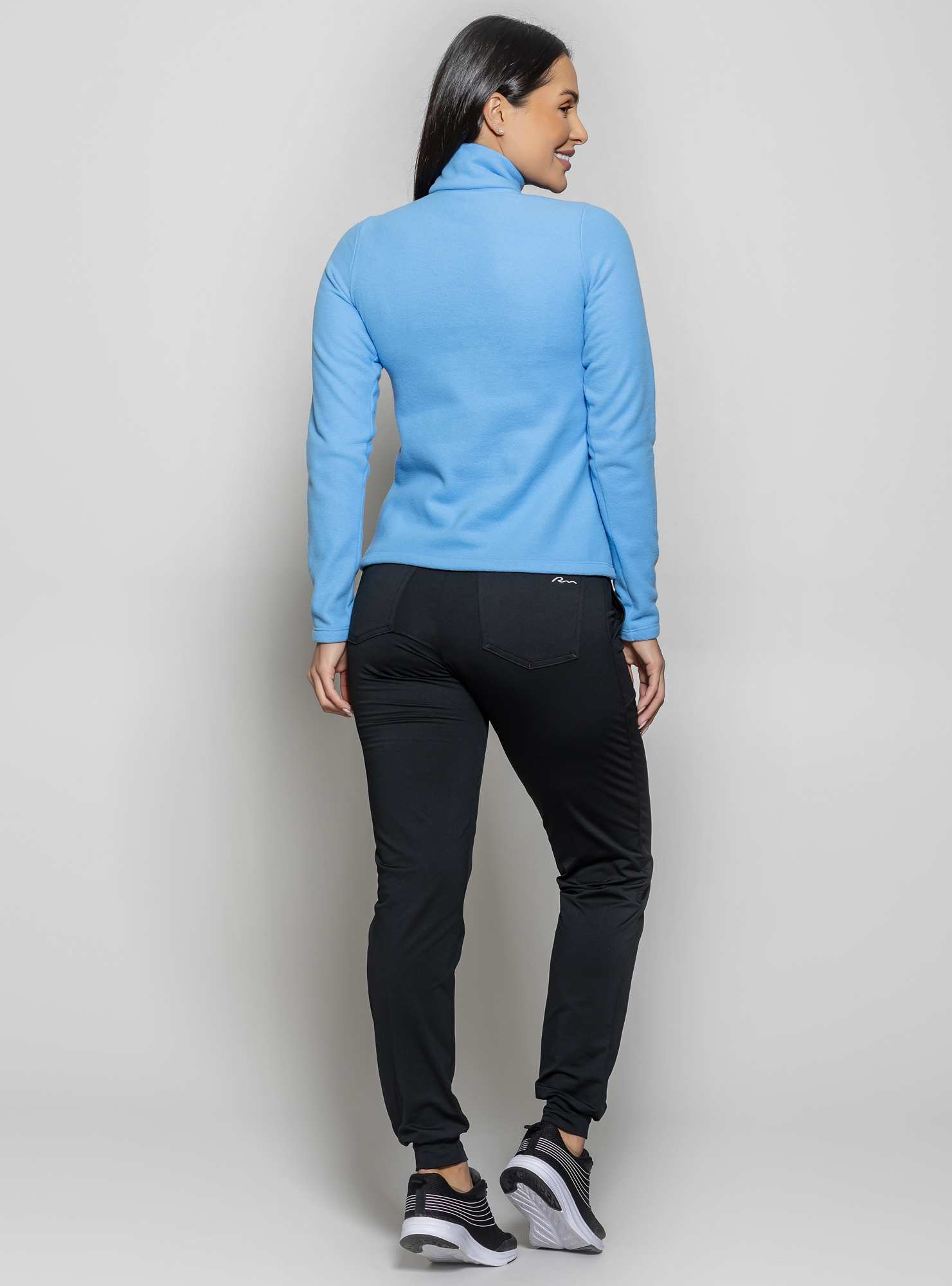 Blusa Gola Alta Térmica Azul 14