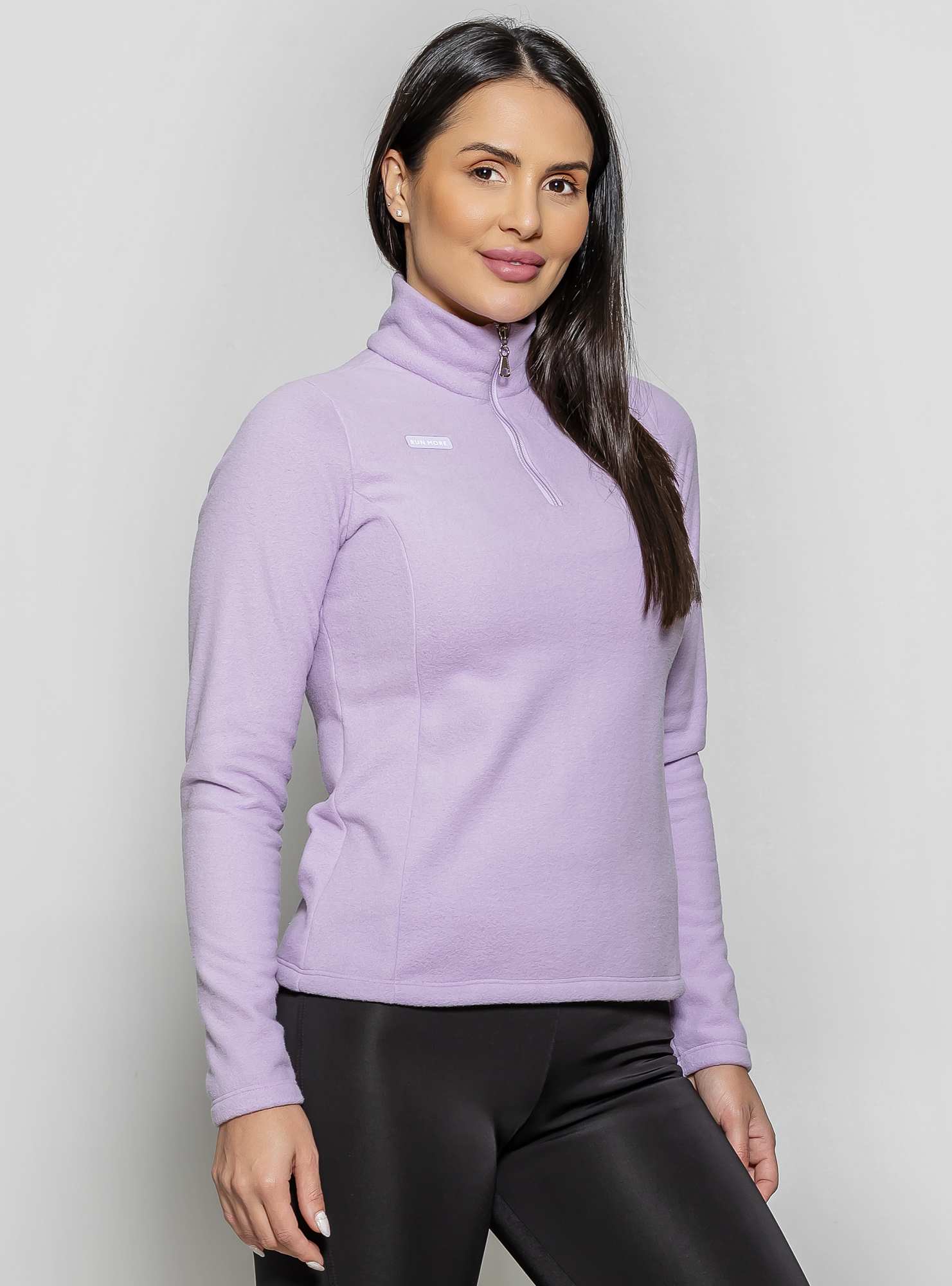 Blusa Gola Alta Térmica Roxo 23