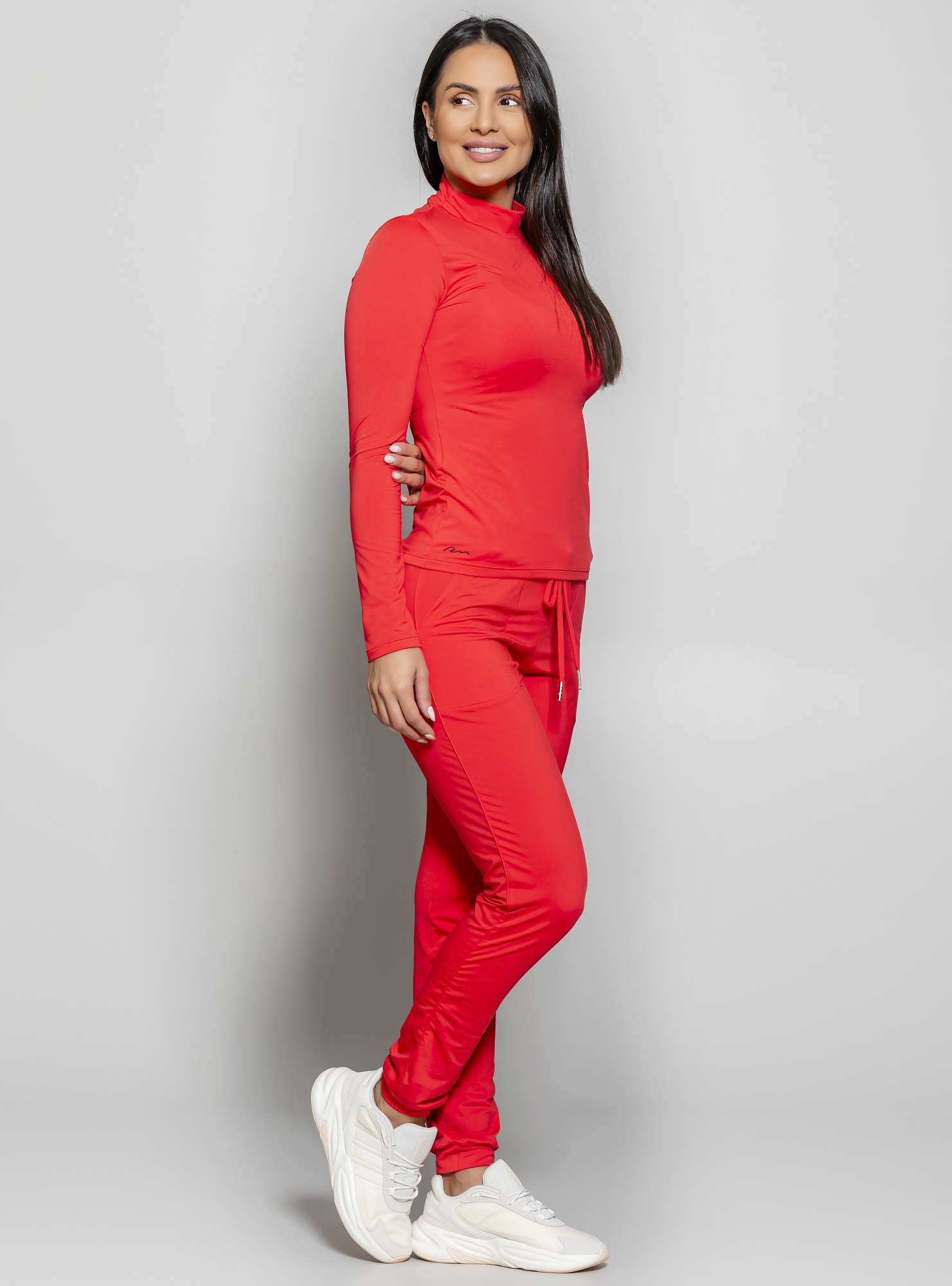 Blusa Térmica Gola Alta Vermelho 03