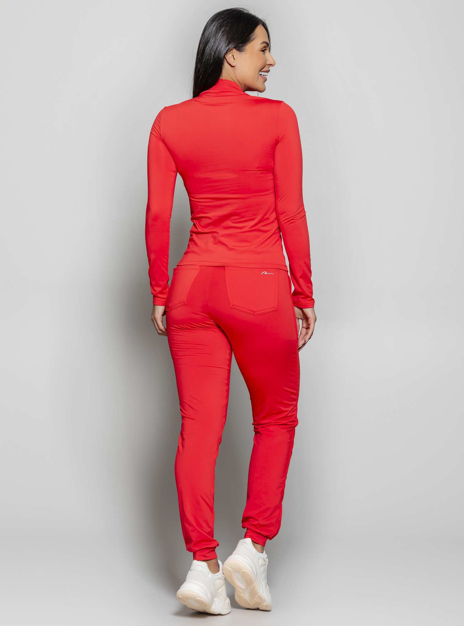 Blusa Térmica Gola Alta Vermelho 03