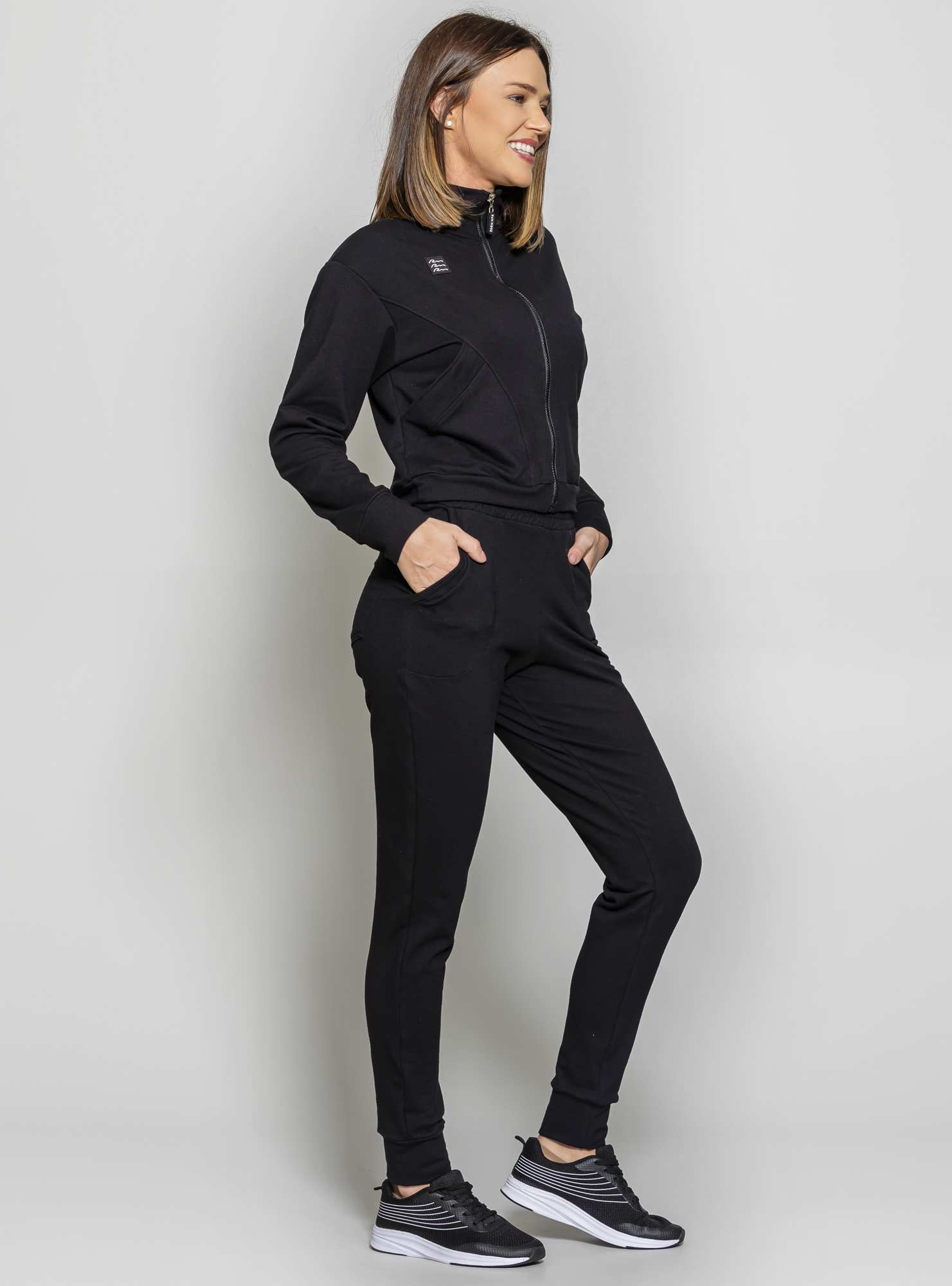 Calça Jogger de Moletinho Preto