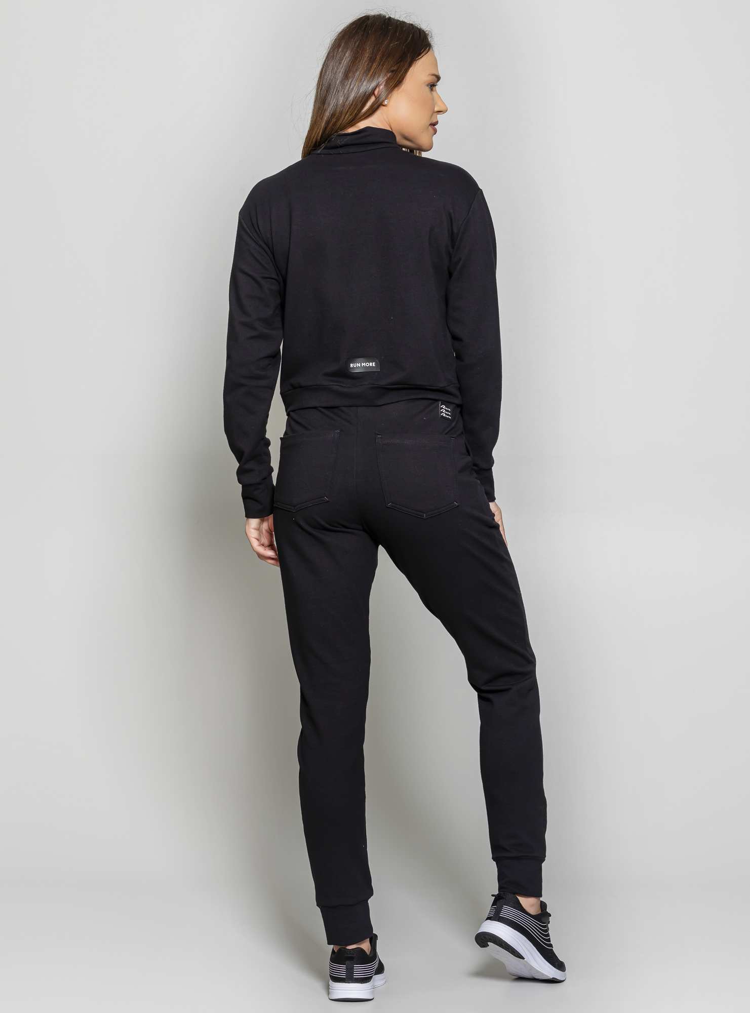 Calça Jogger de Moletinho Preto