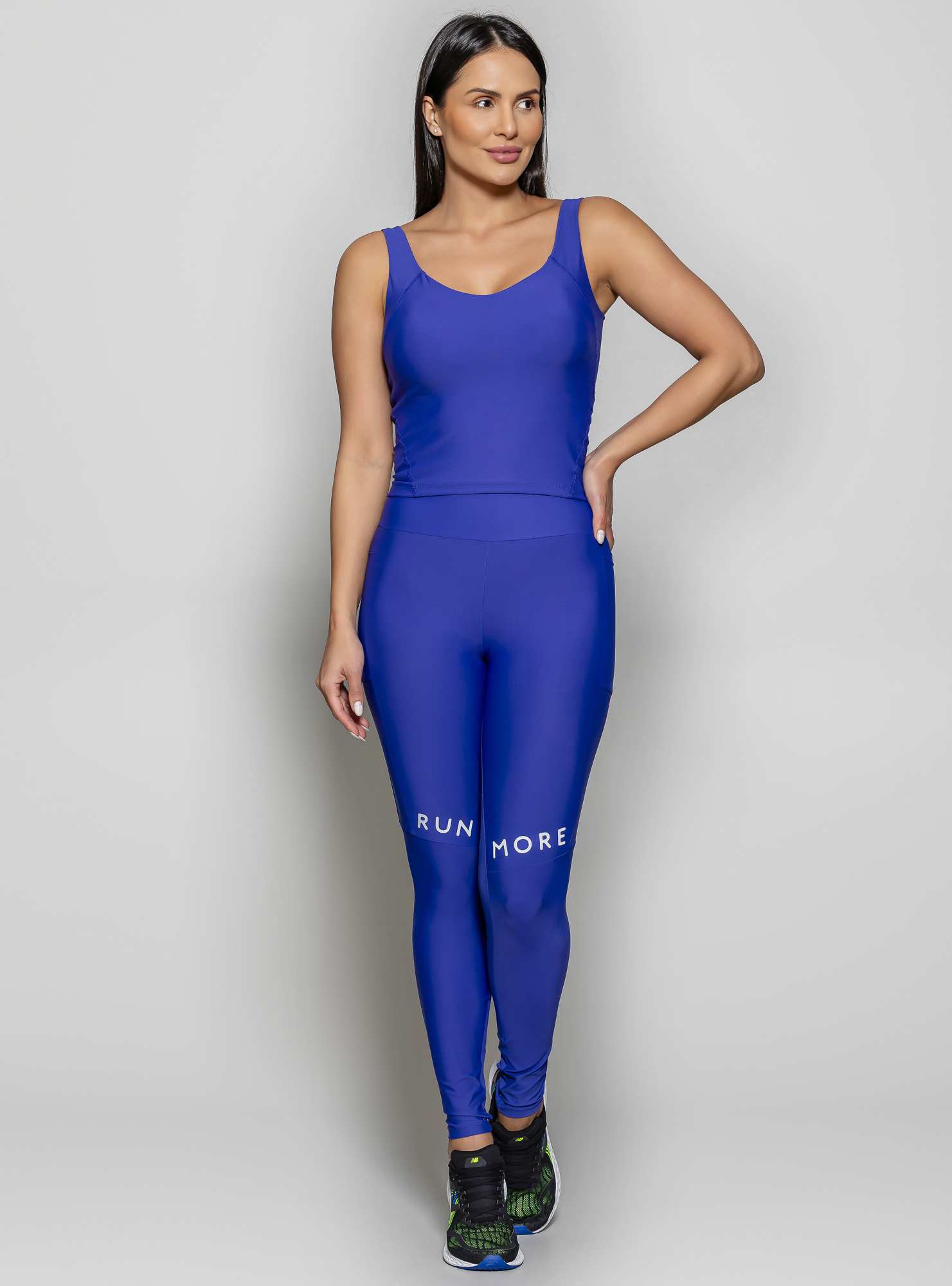 Regata Ajustada com Bojo Azul 28