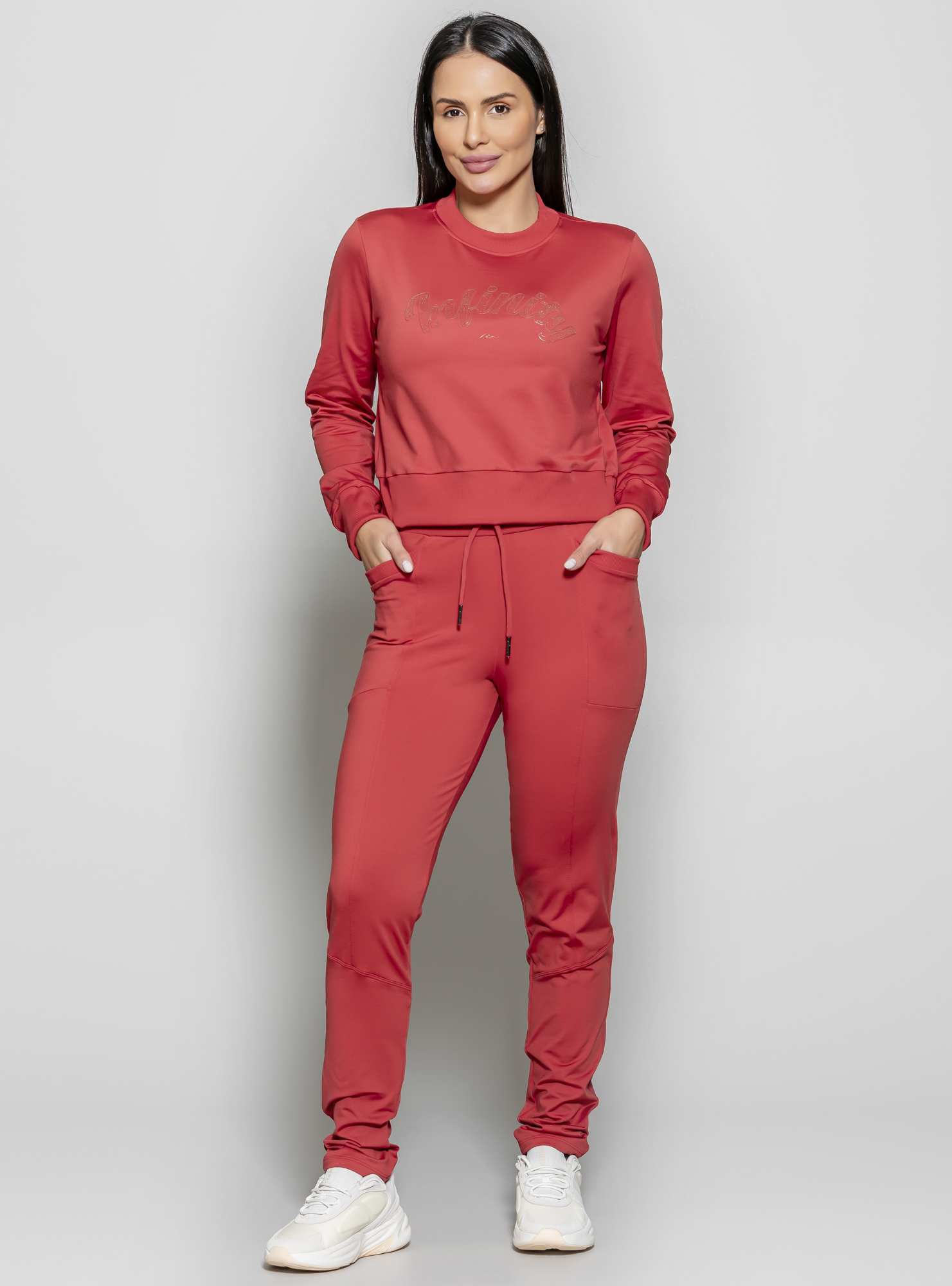 Calça Reta Térmica Comfy Ferrugem 08