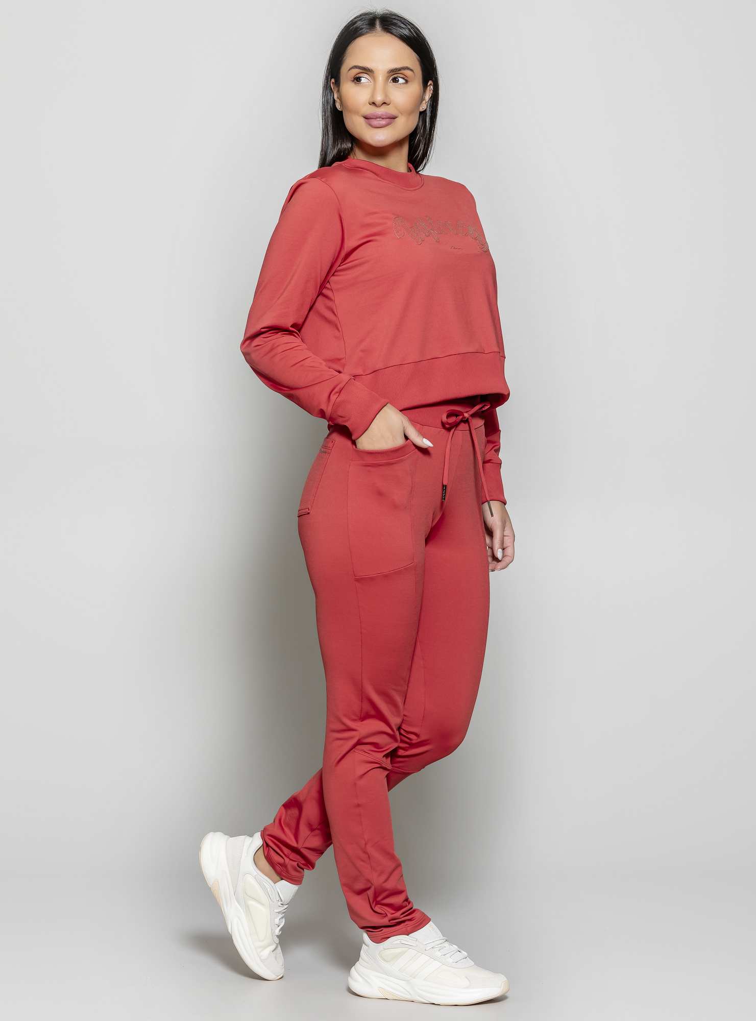 Calça Reta Térmica Comfy Ferrugem 08
