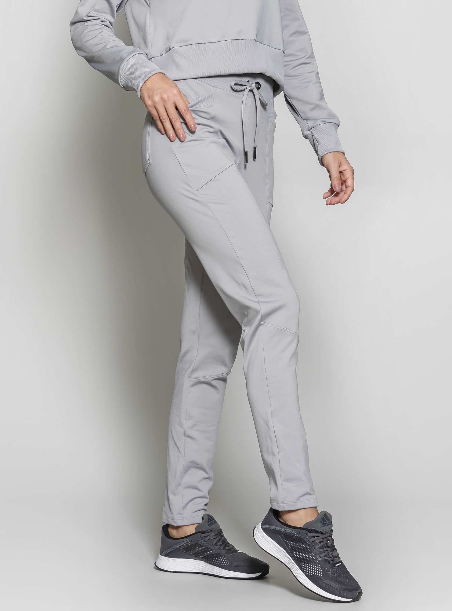 Calça Reta Térmica Comfy Cinza 03