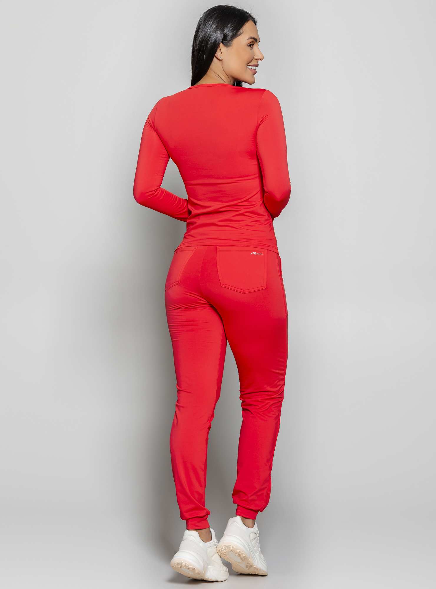Calça Jogger Térmica Leve Vermelho 03