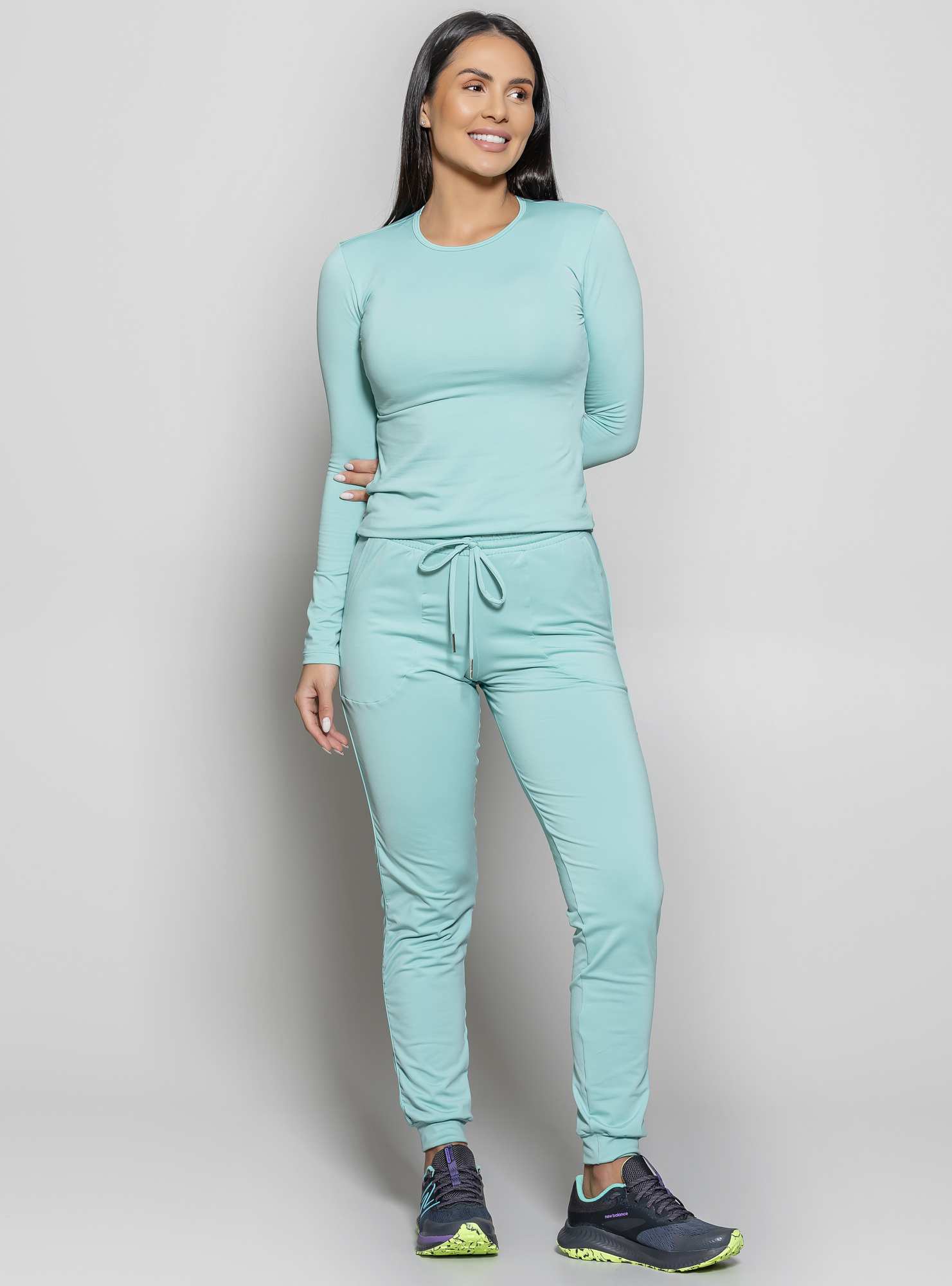 Calça Jogger Térmica Leve Verde 15