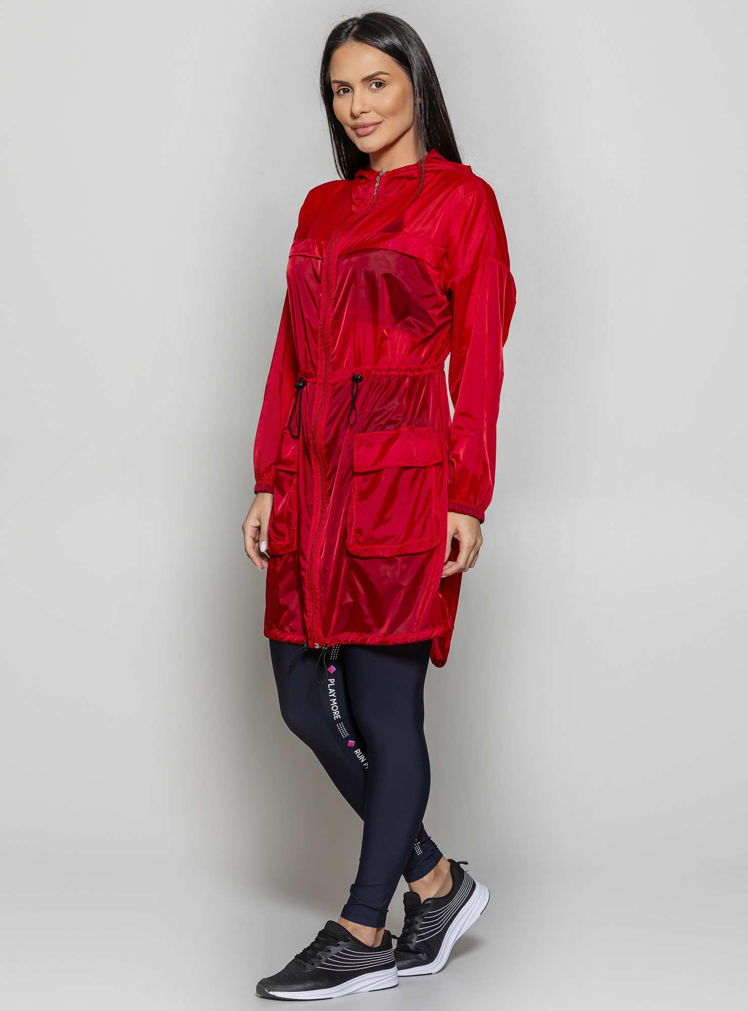 Maxi Jaqueta Graphic Vermelho 01