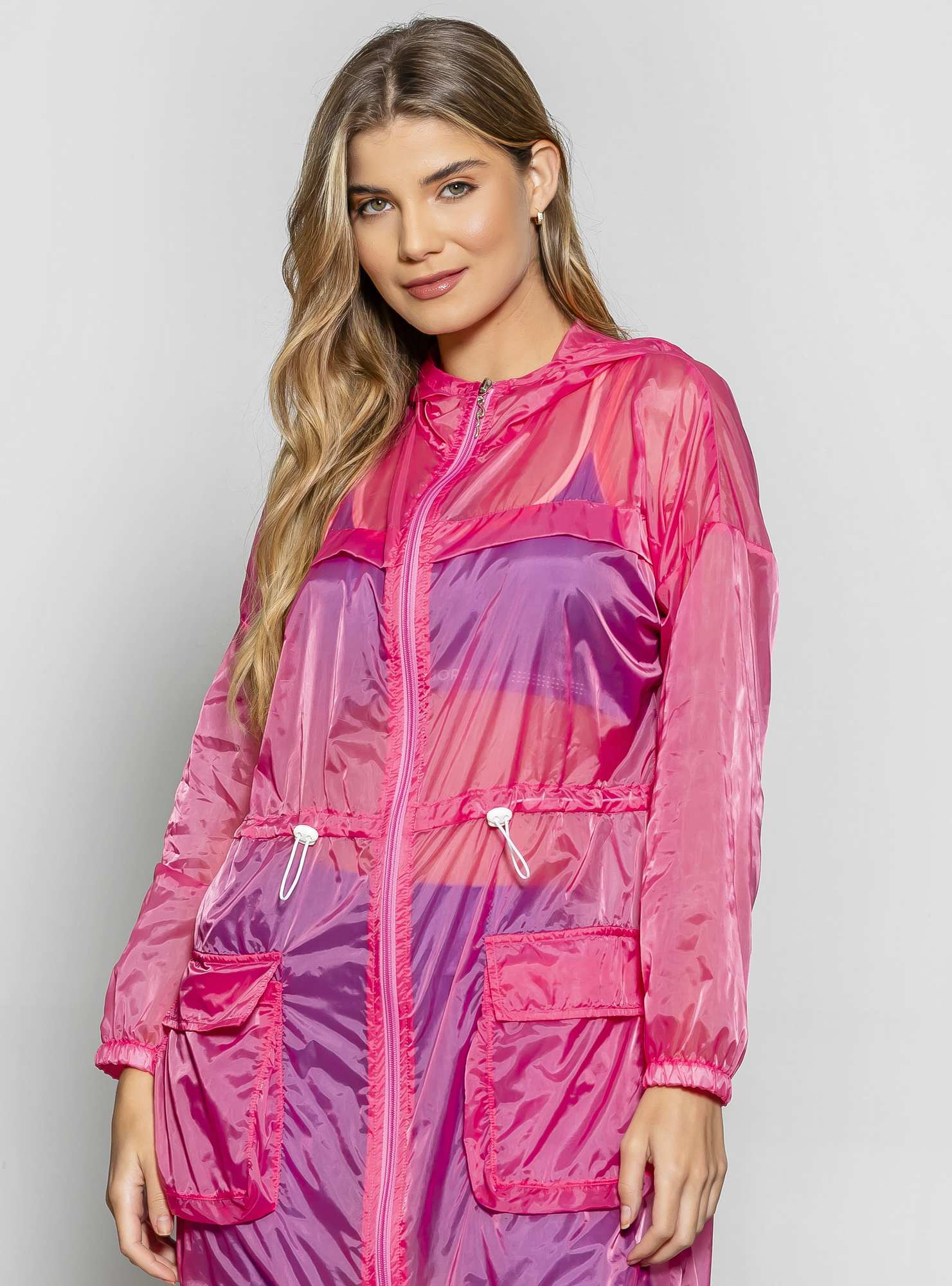 Maxi Jaqueta Graphic Rosa 04